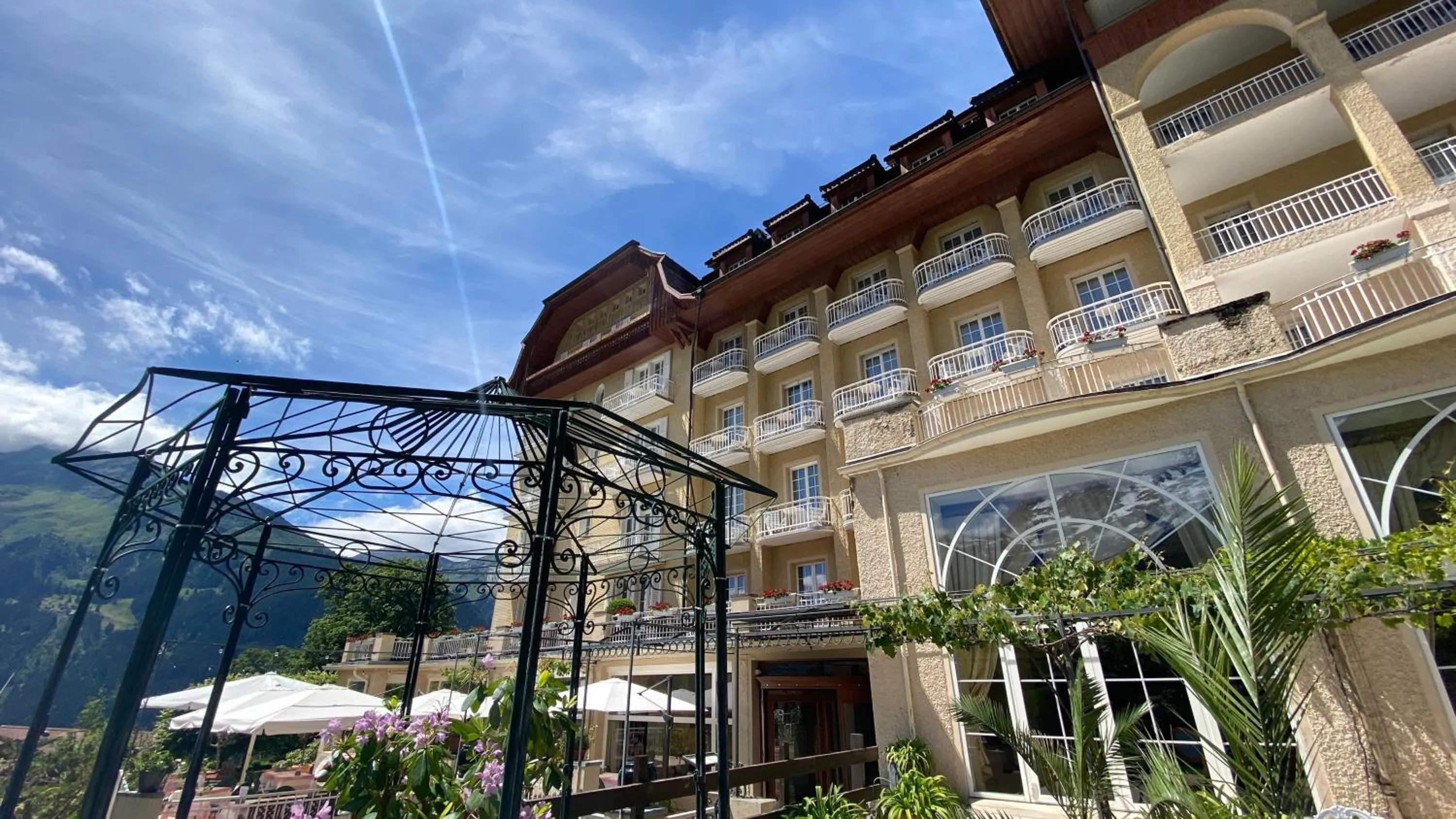 Patio in Hotel Regina