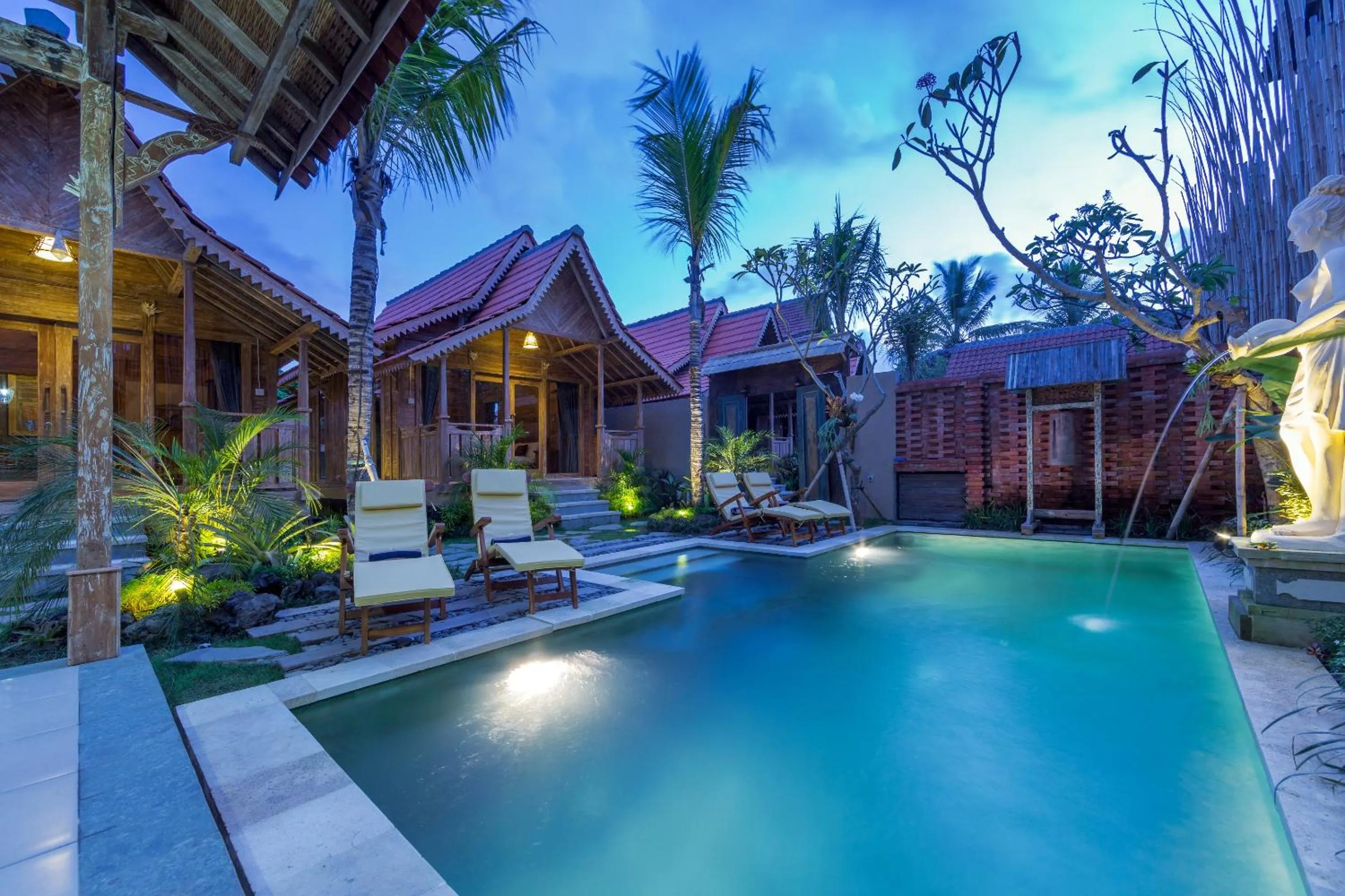 Swimming pool in Bije Suite Villa Ubud