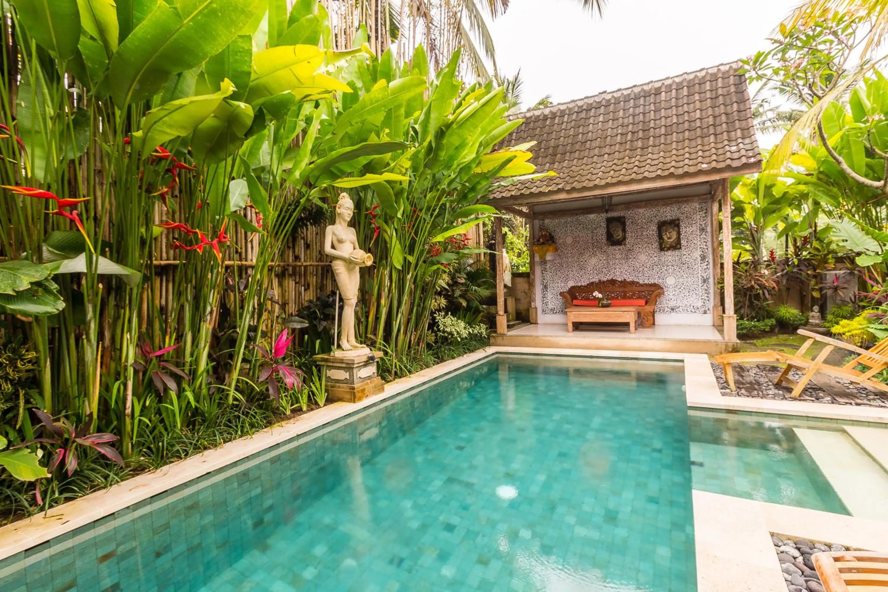 Swimming pool in Bije Suite Villa Ubud