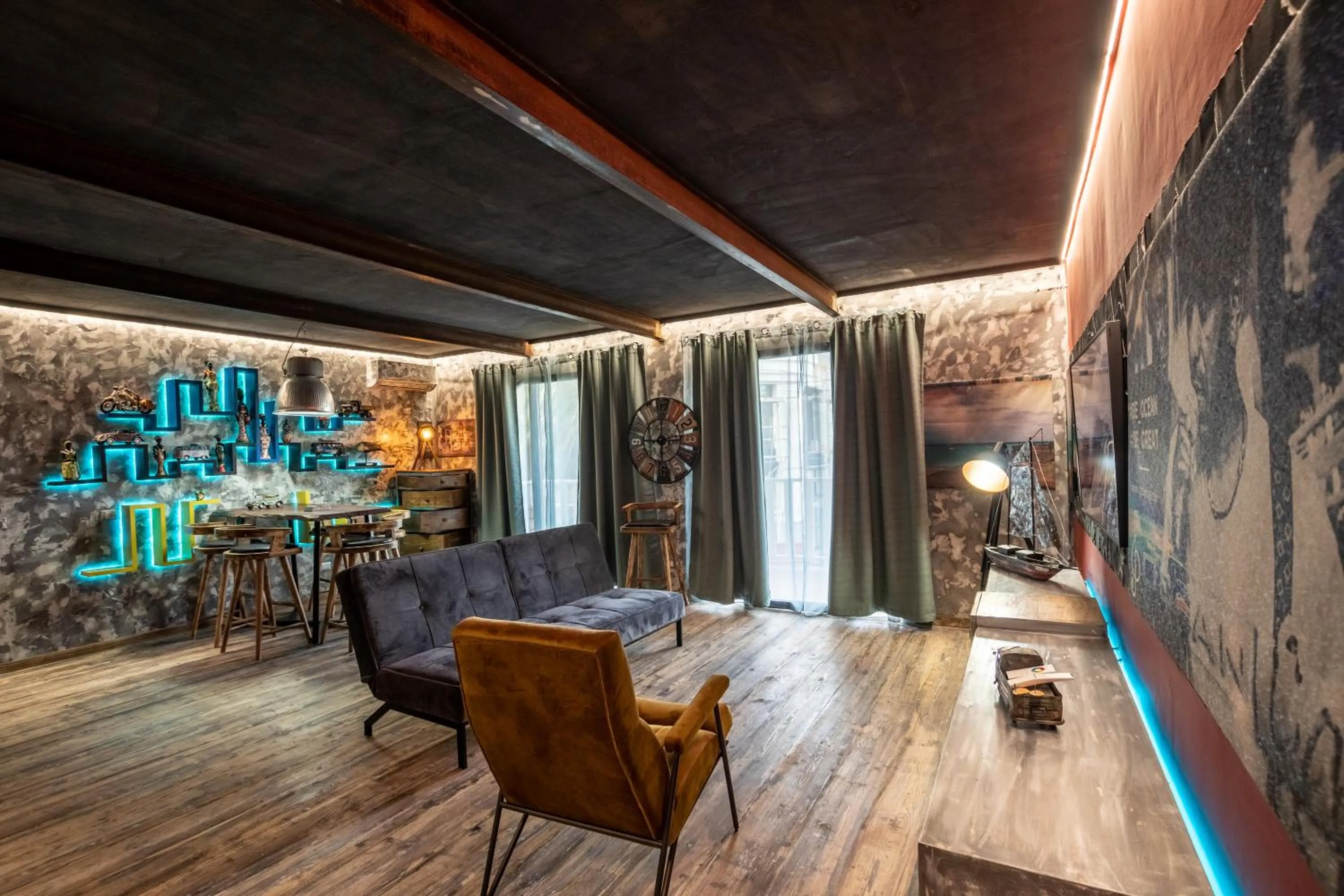 Living room in Ocean Suites