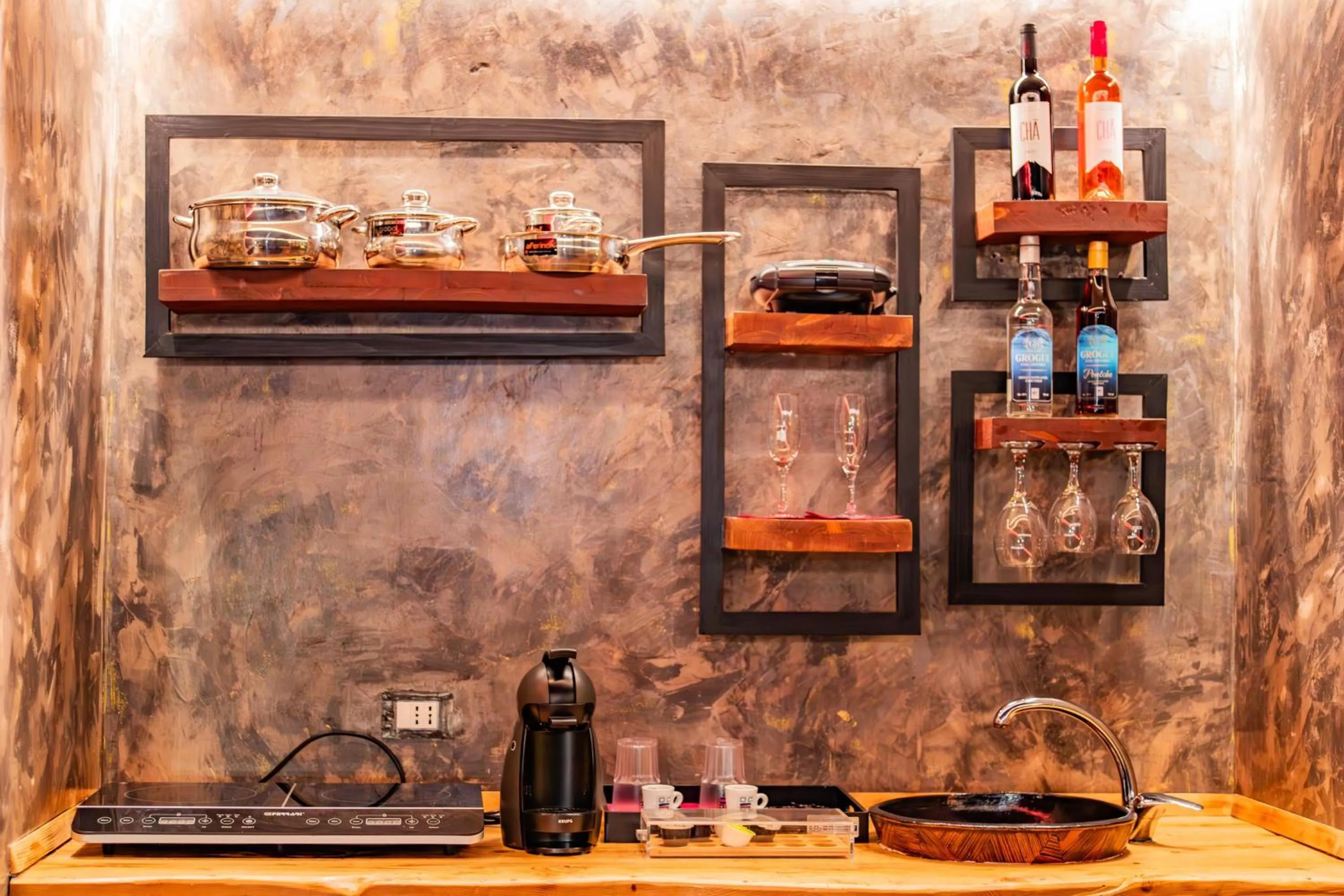 Kitchen or kitchenette in Ocean Suites