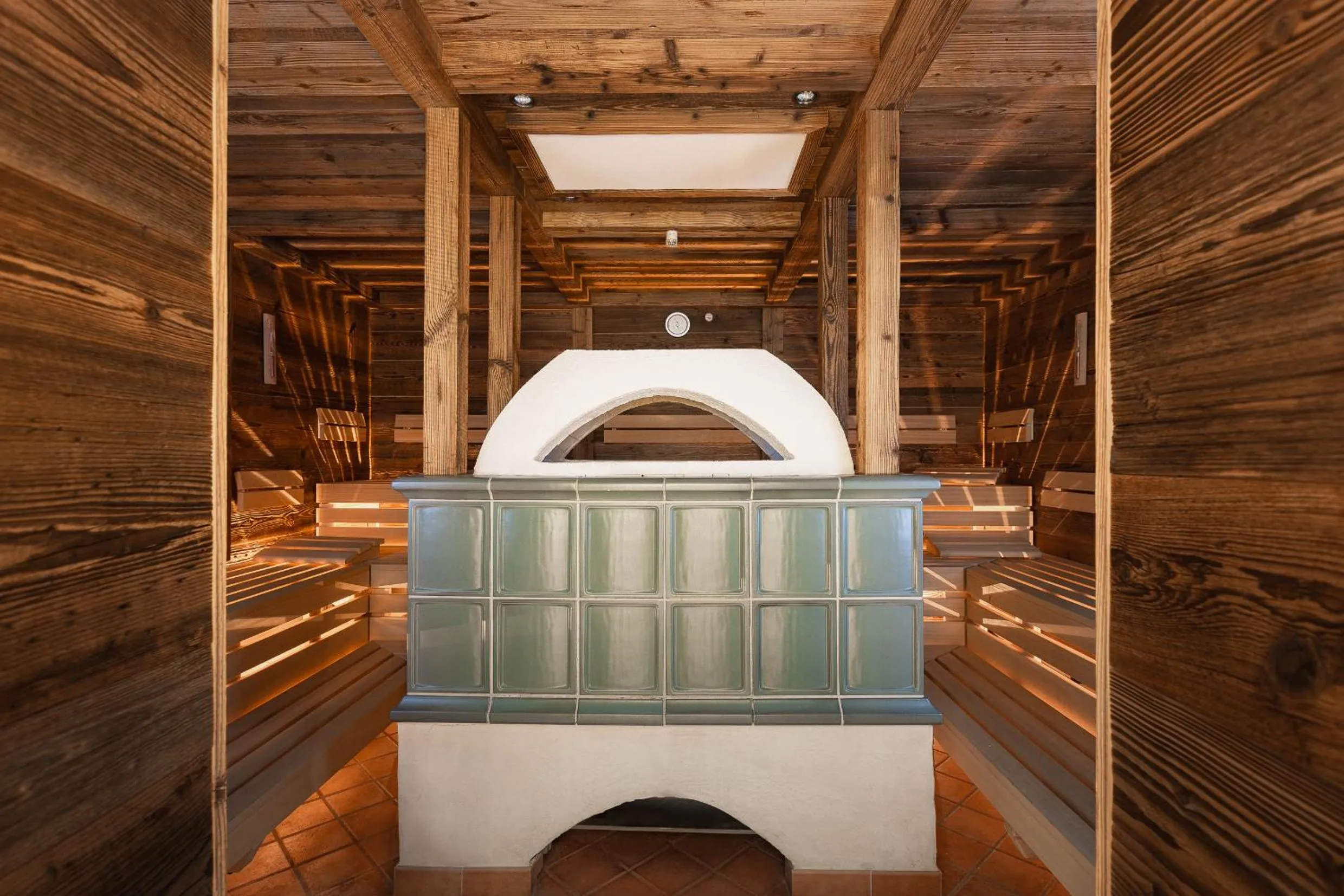 Sauna in Samnaunerhof Vital-Hotel