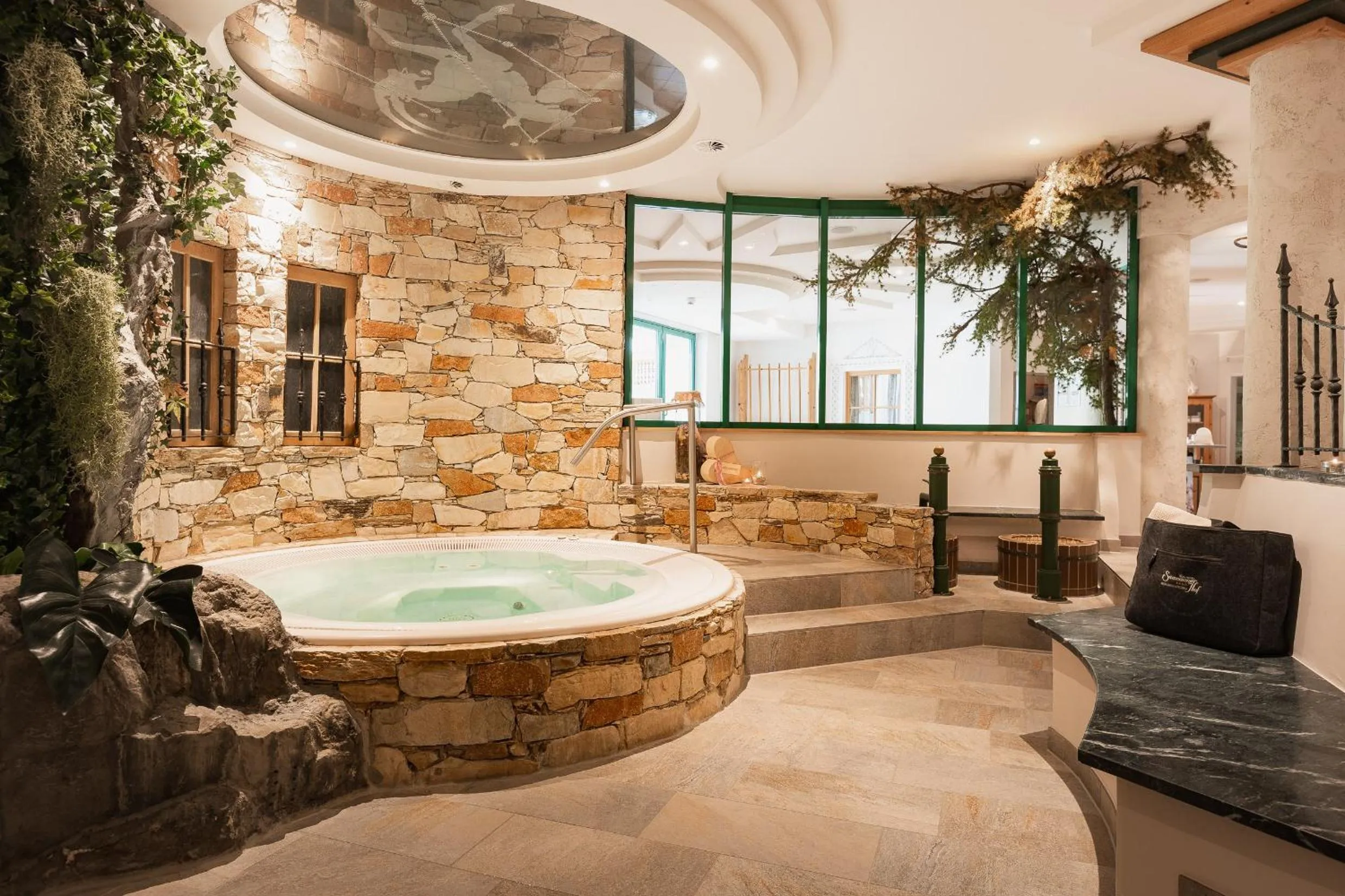 Hot Tub in Samnaunerhof Vital-Hotel