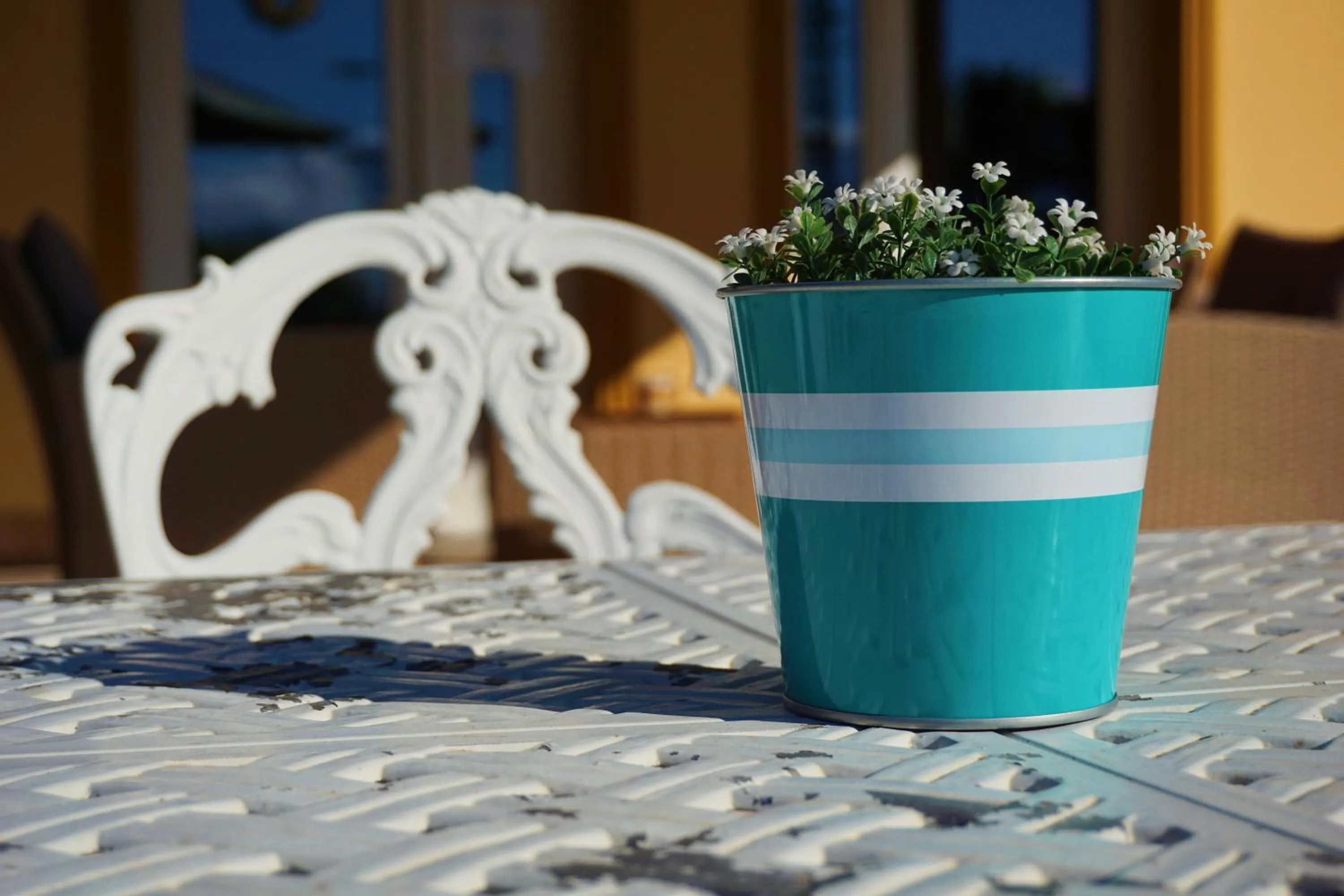 Balcony/Terrace in Anna Panzió & Wellness Siófok