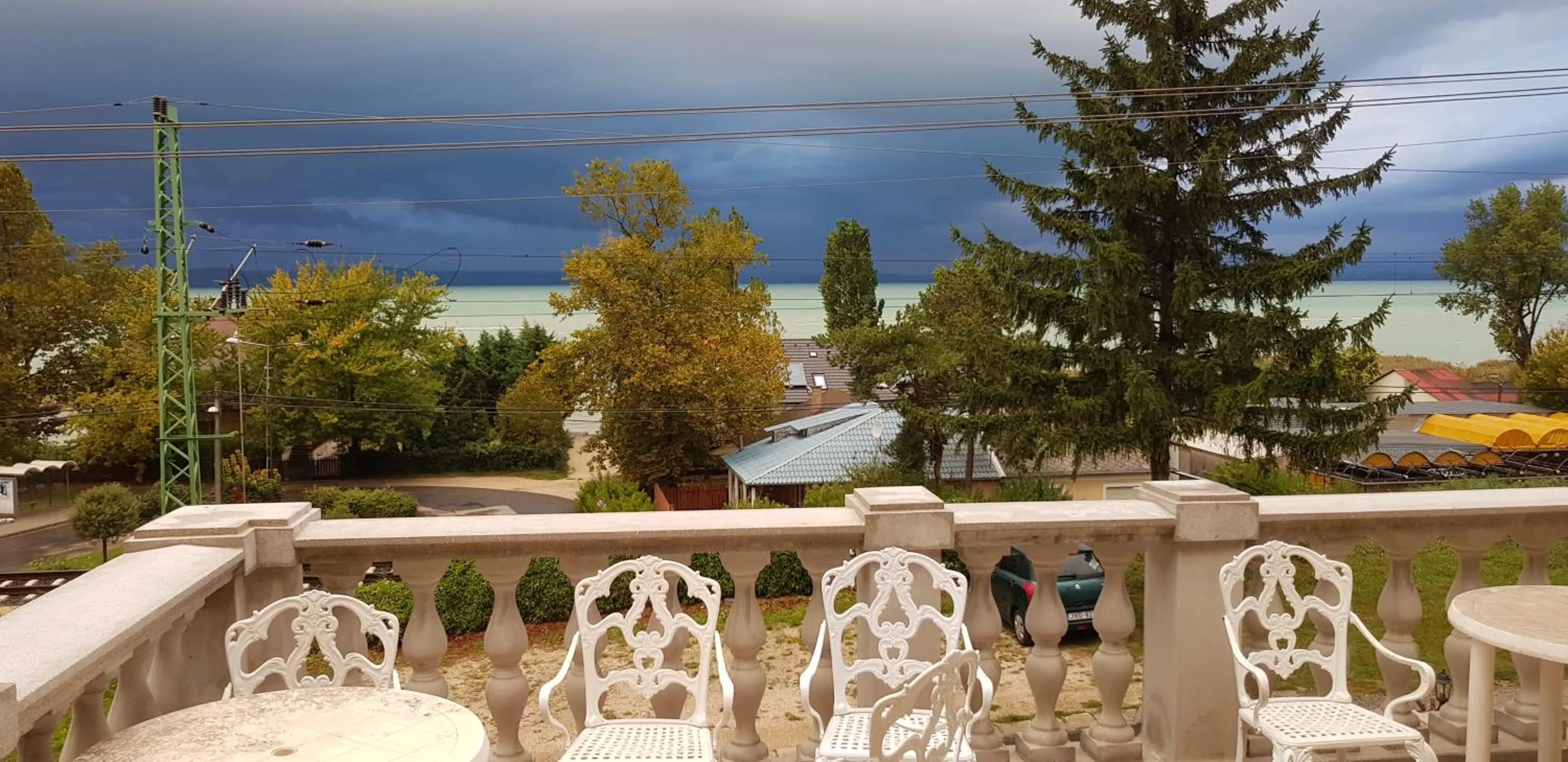 Balcony/Terrace in Anna Panzió & Wellness Siófok