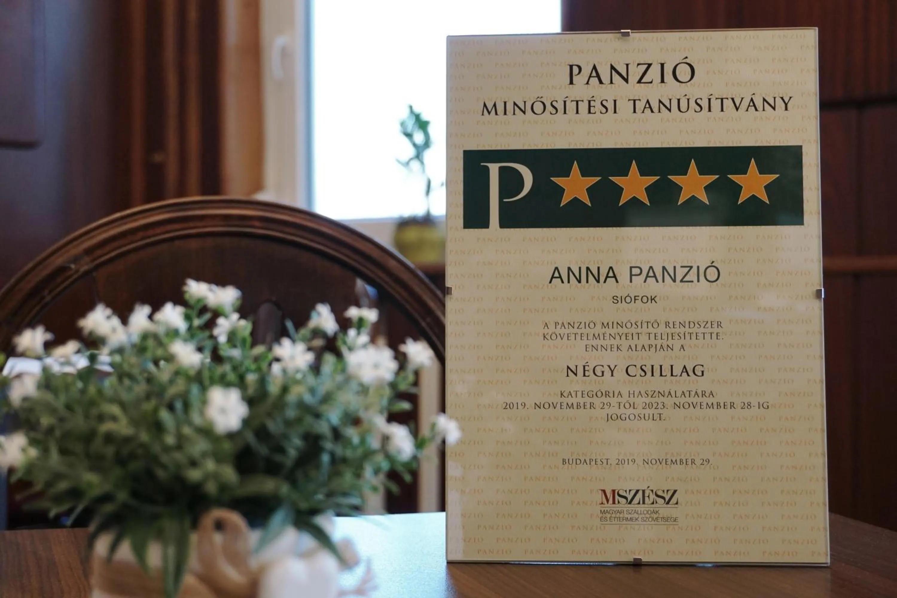 Property logo or sign in Anna Panzió & Wellness Siófok