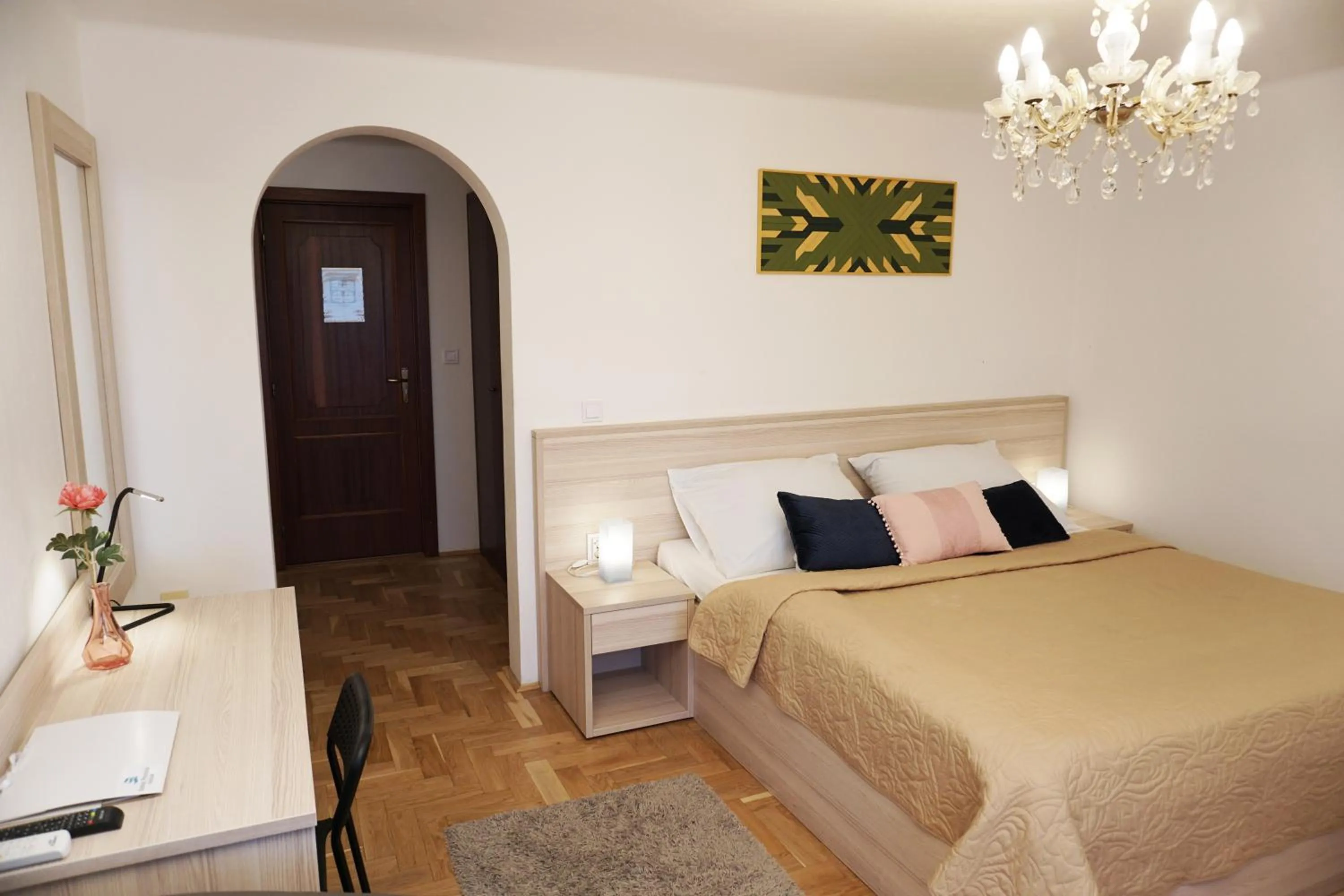 Bed in Anna Panzió & Wellness Siófok