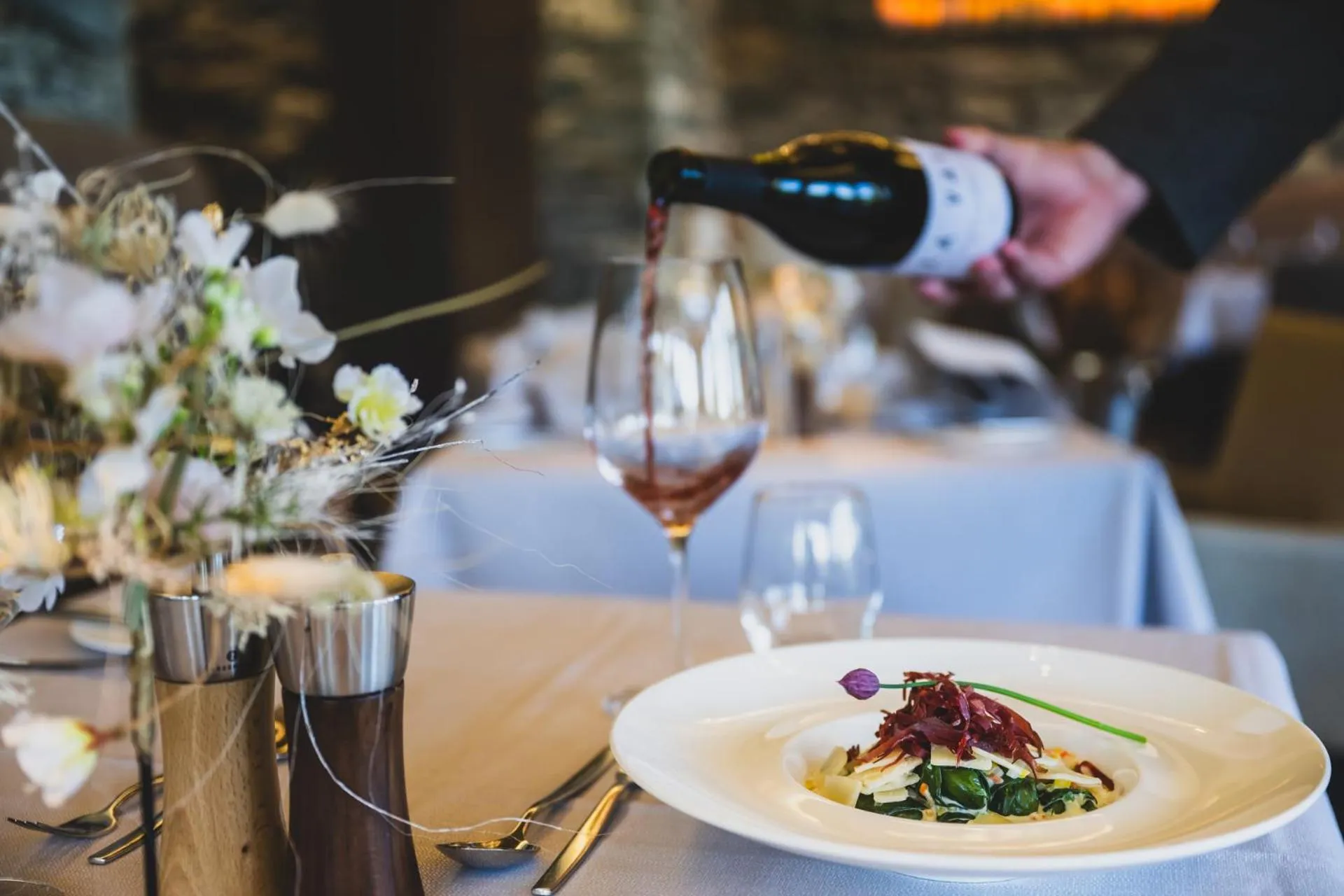 Food in La Val Hotel & Spa