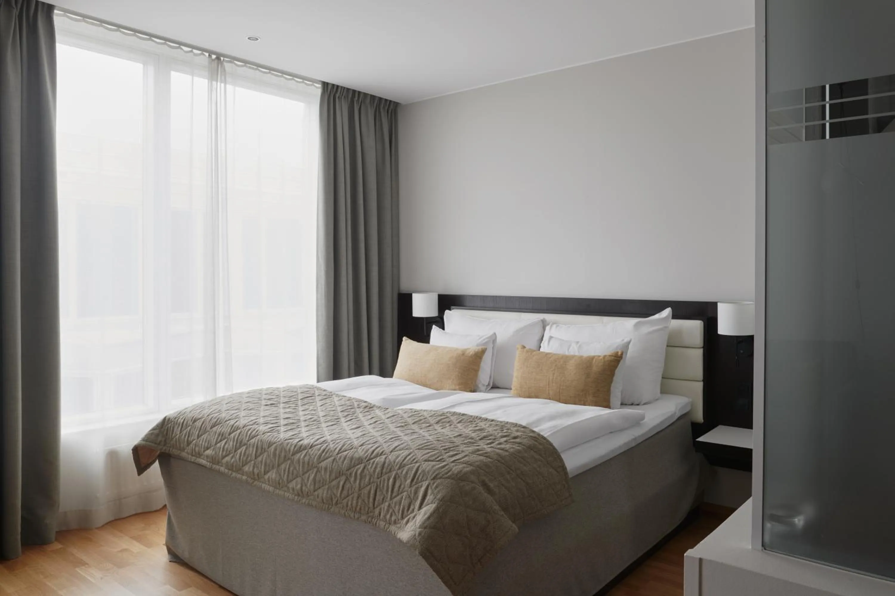 Bed in Clarion Hotel Stockholm