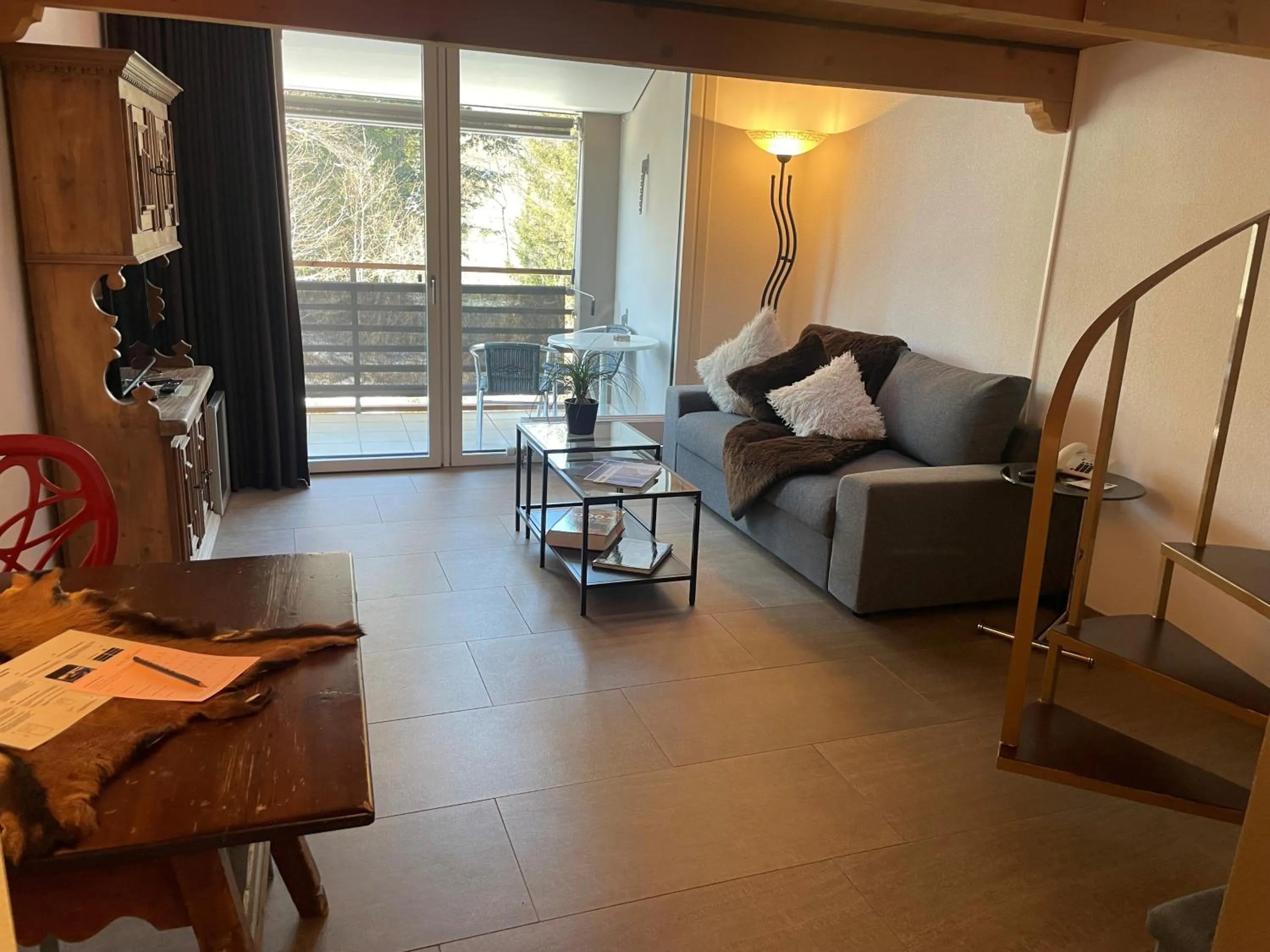 Living room in Hotel des Alpes