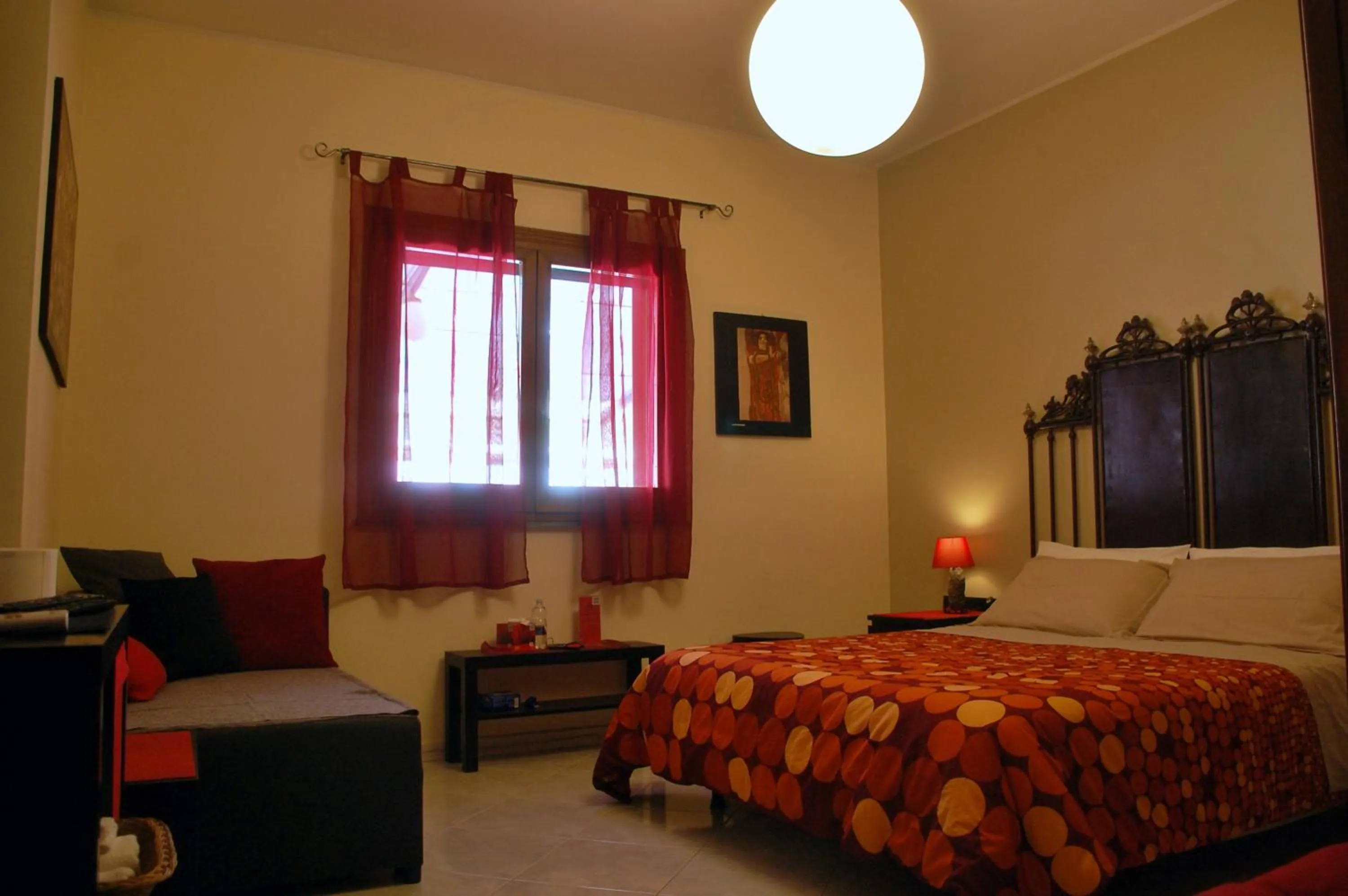 Bedroom in B&B il rosso e il nero