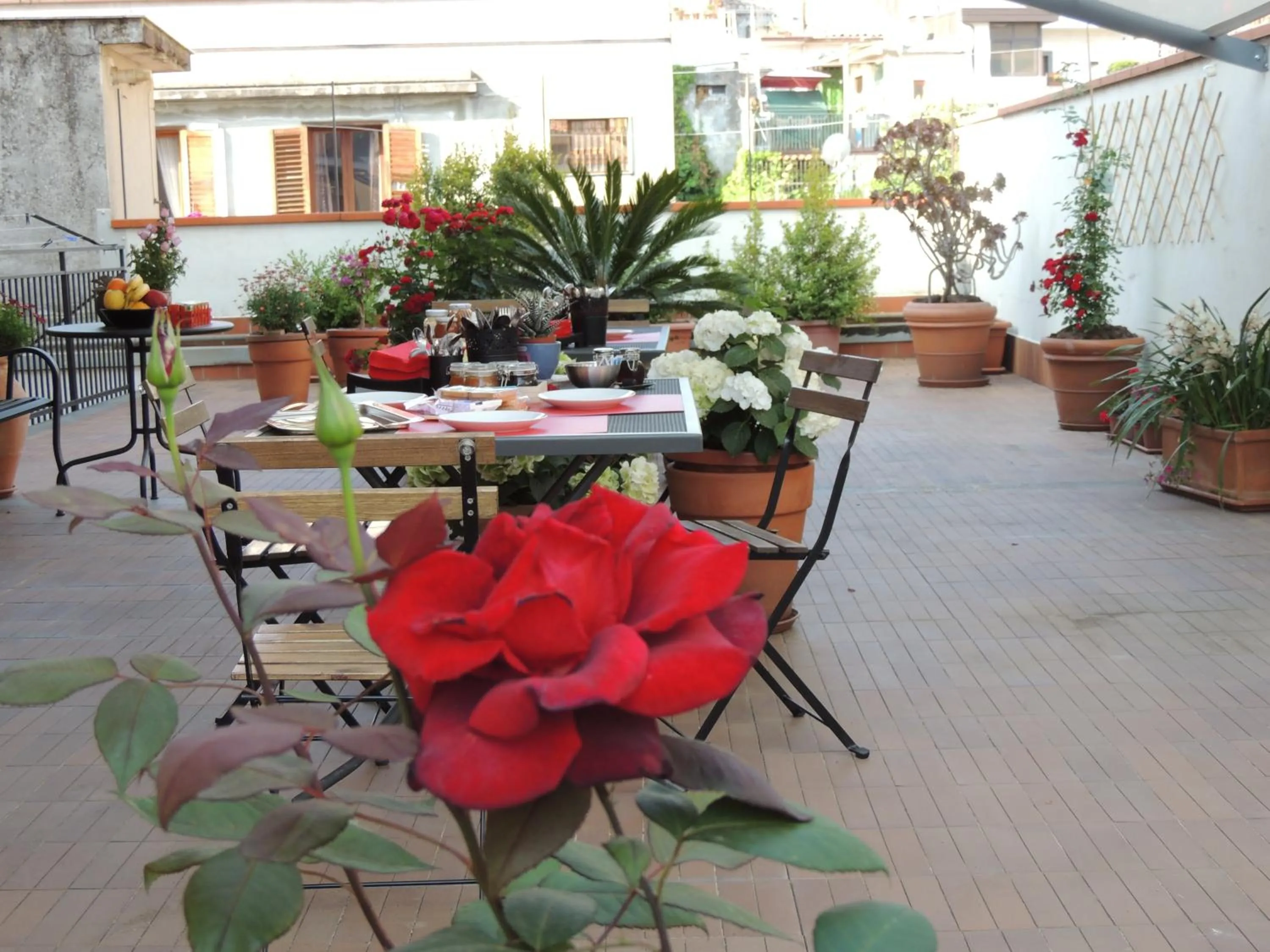 Balcony/Terrace in B&B il rosso e il nero