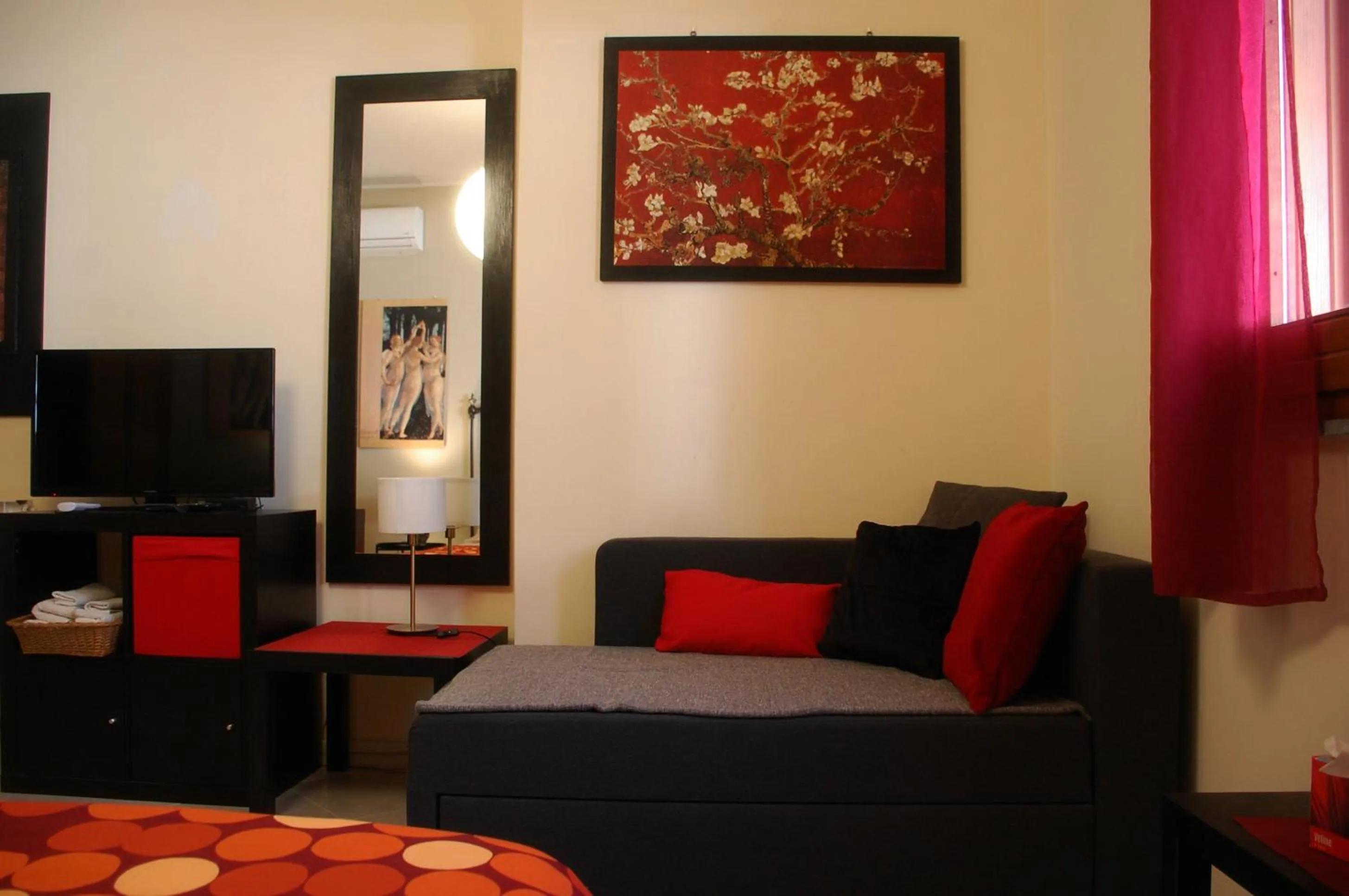 Bedroom in B&B il rosso e il nero