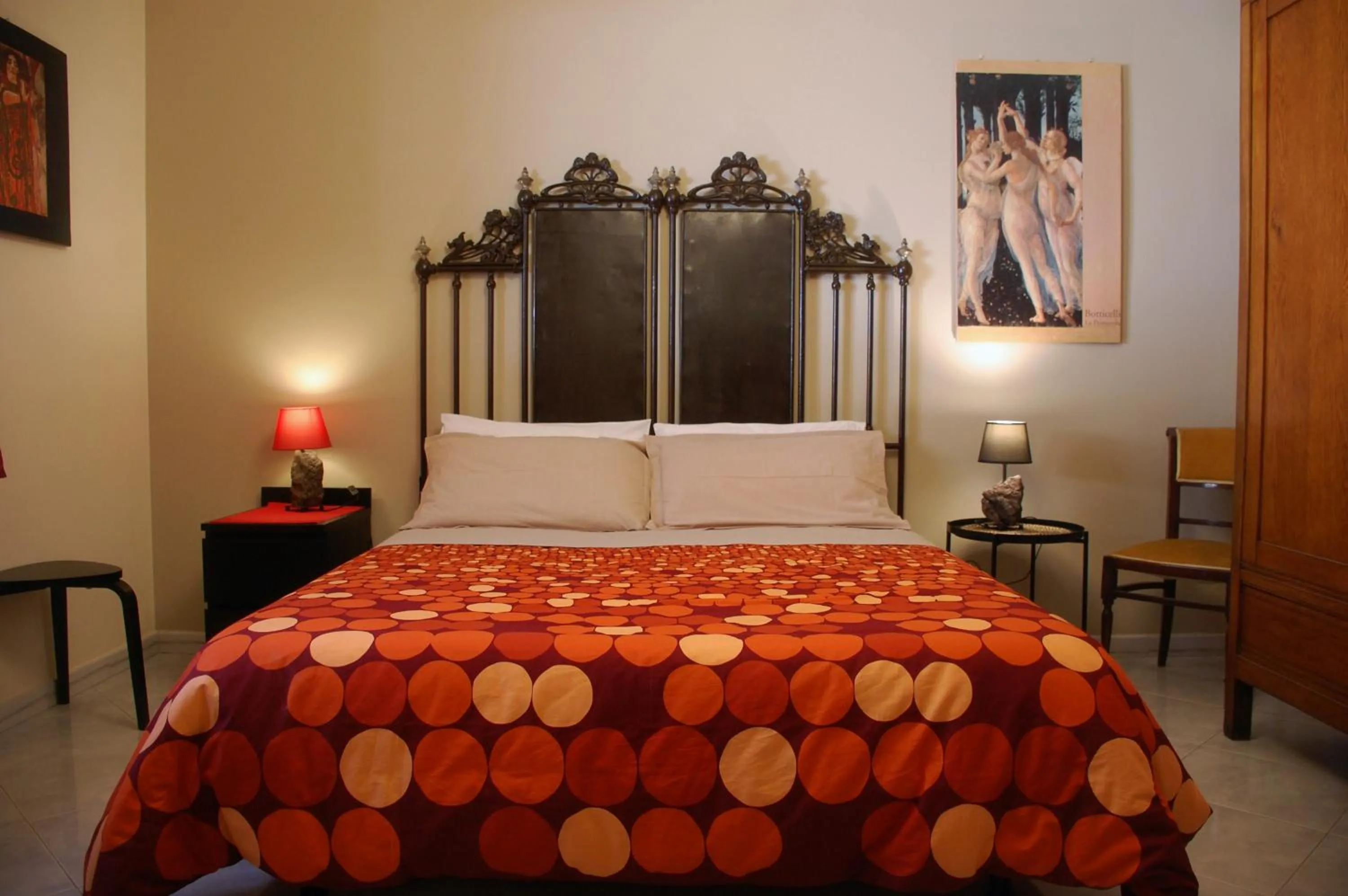 Bedroom in B&B il rosso e il nero