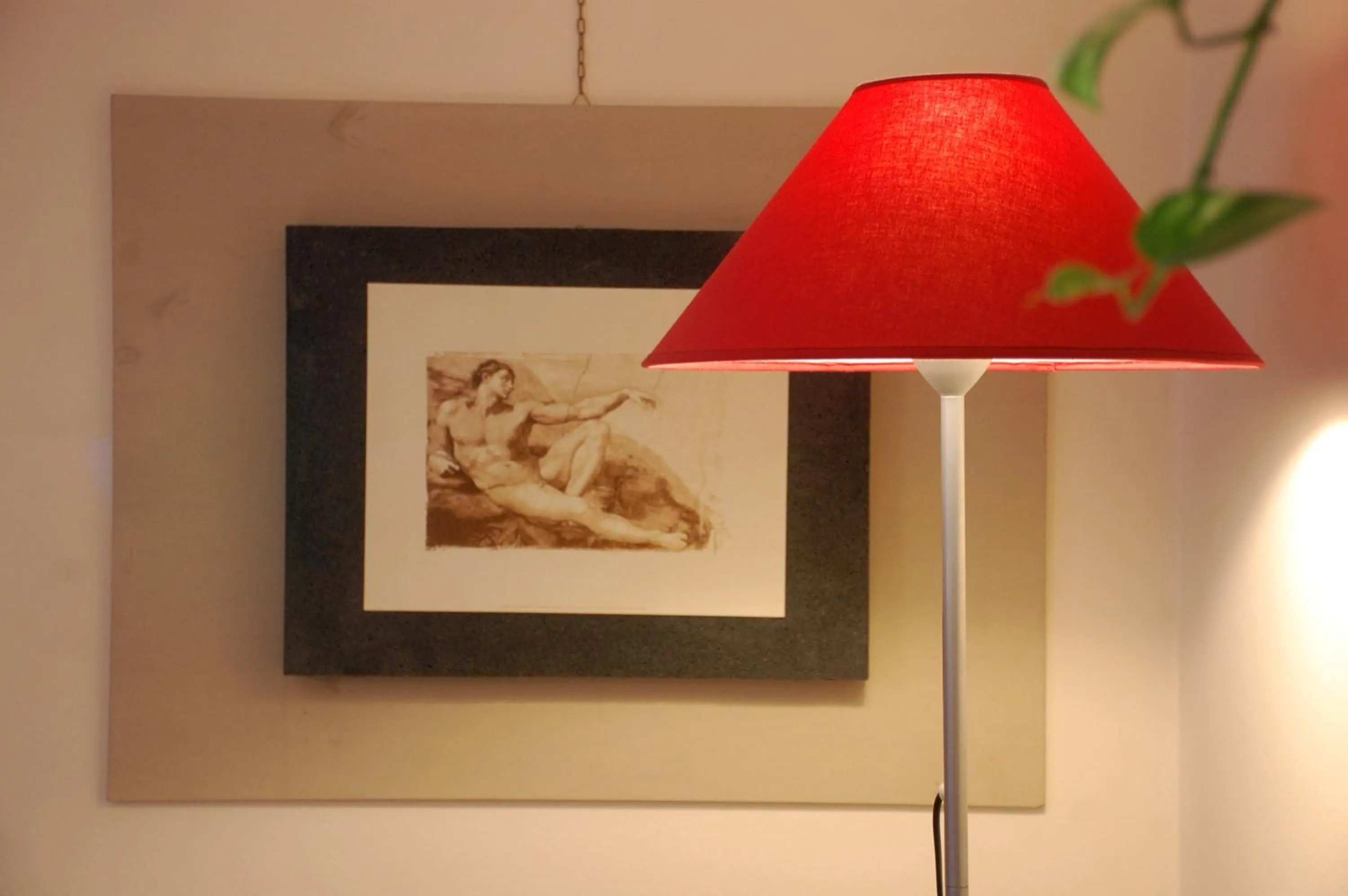 Living room in B&B il rosso e il nero