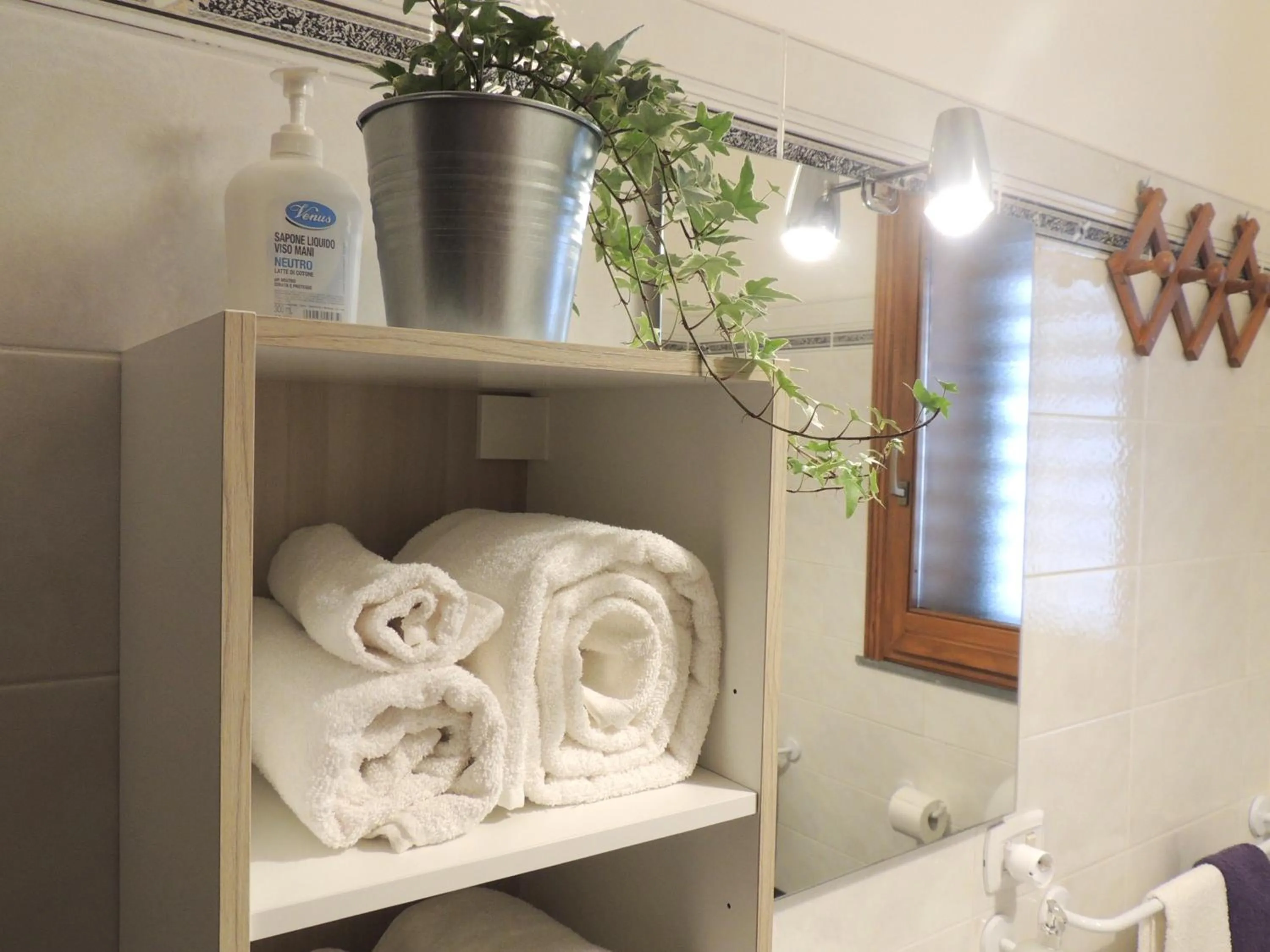 Bathroom in B&B il rosso e il nero