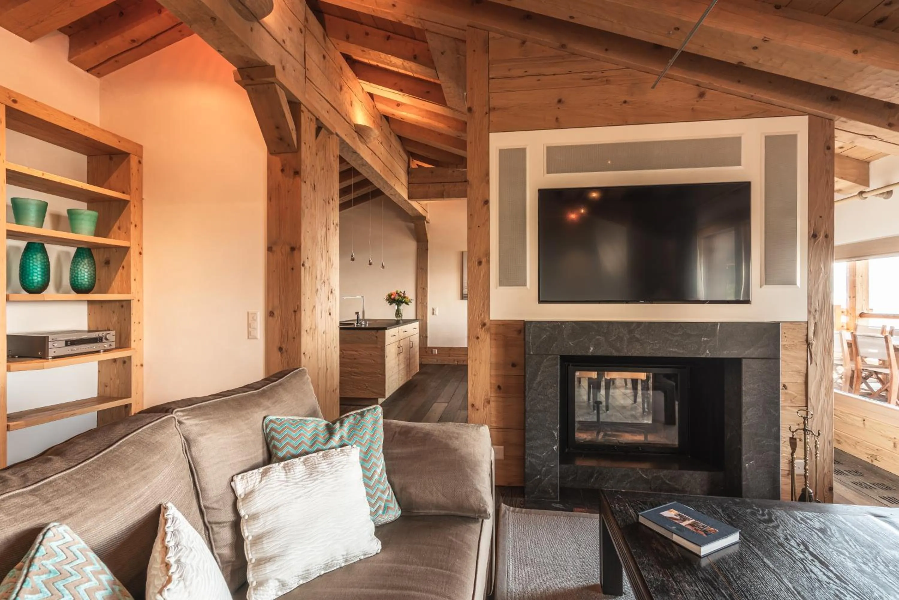 Living room in LeCrans