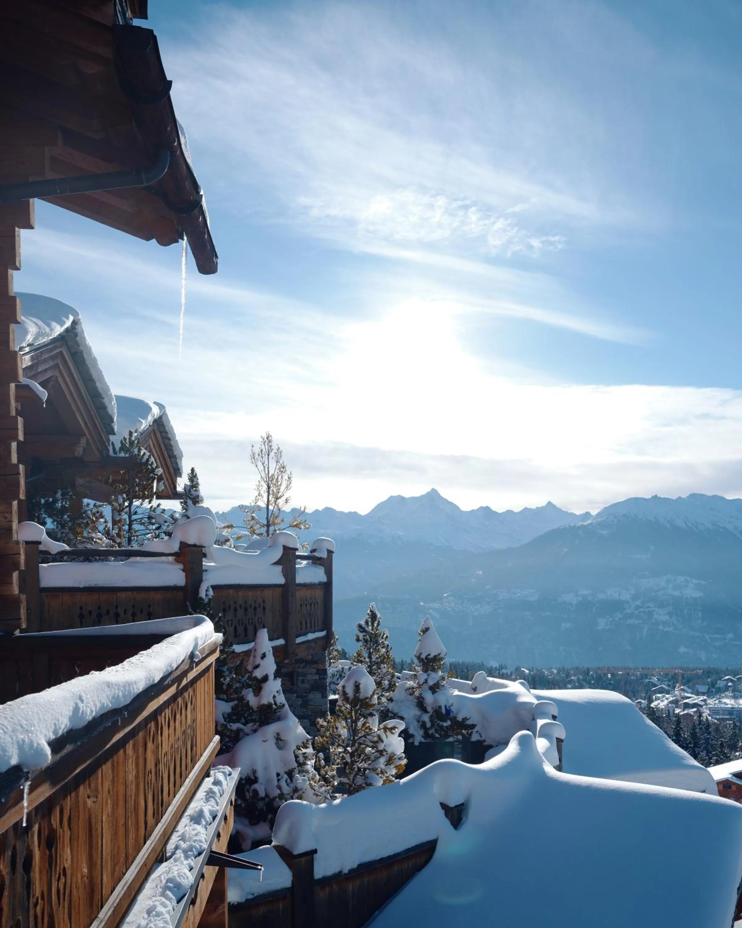 Balcony/Terrace in LeCrans
