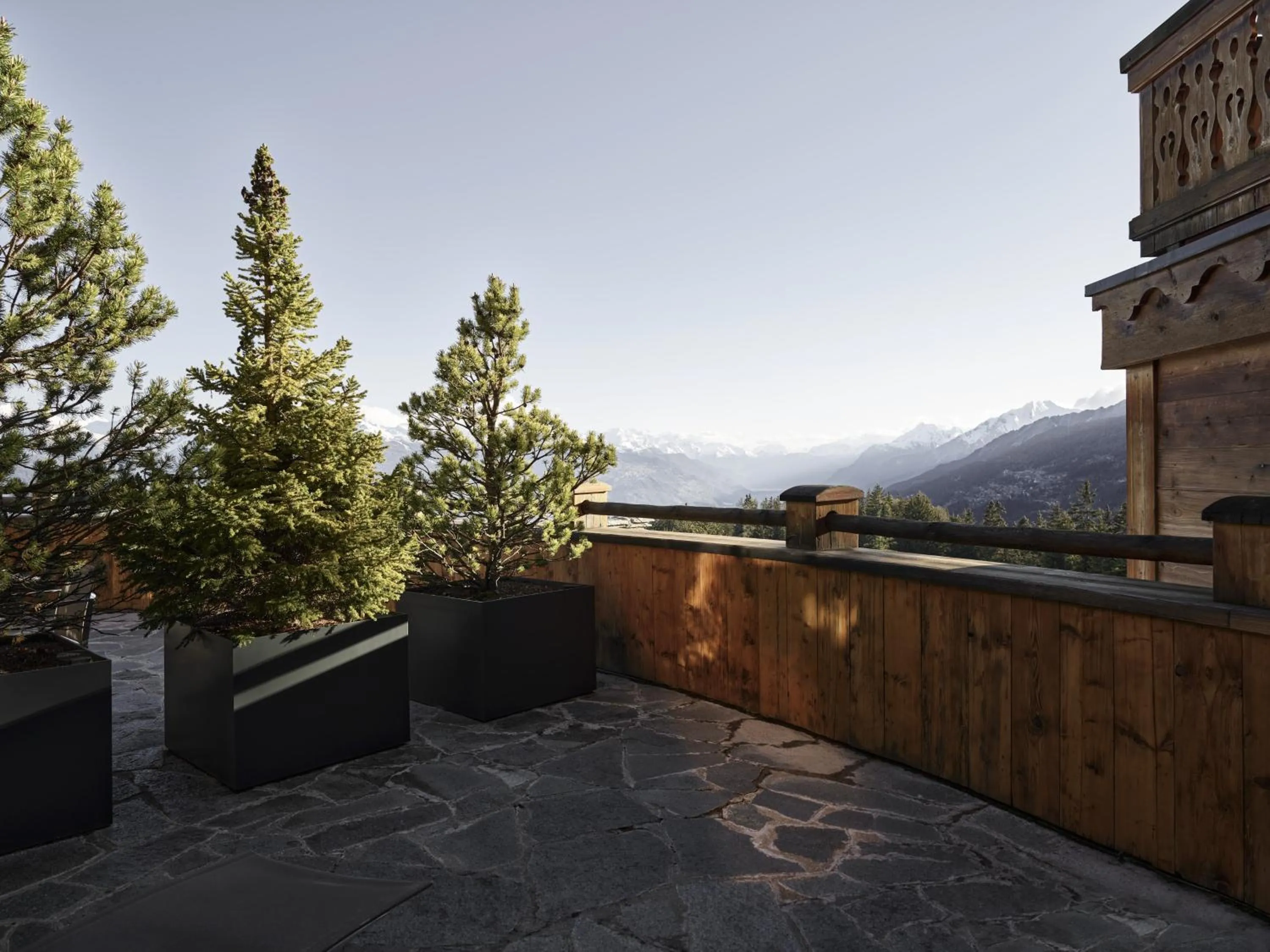 Balcony/Terrace in LeCrans