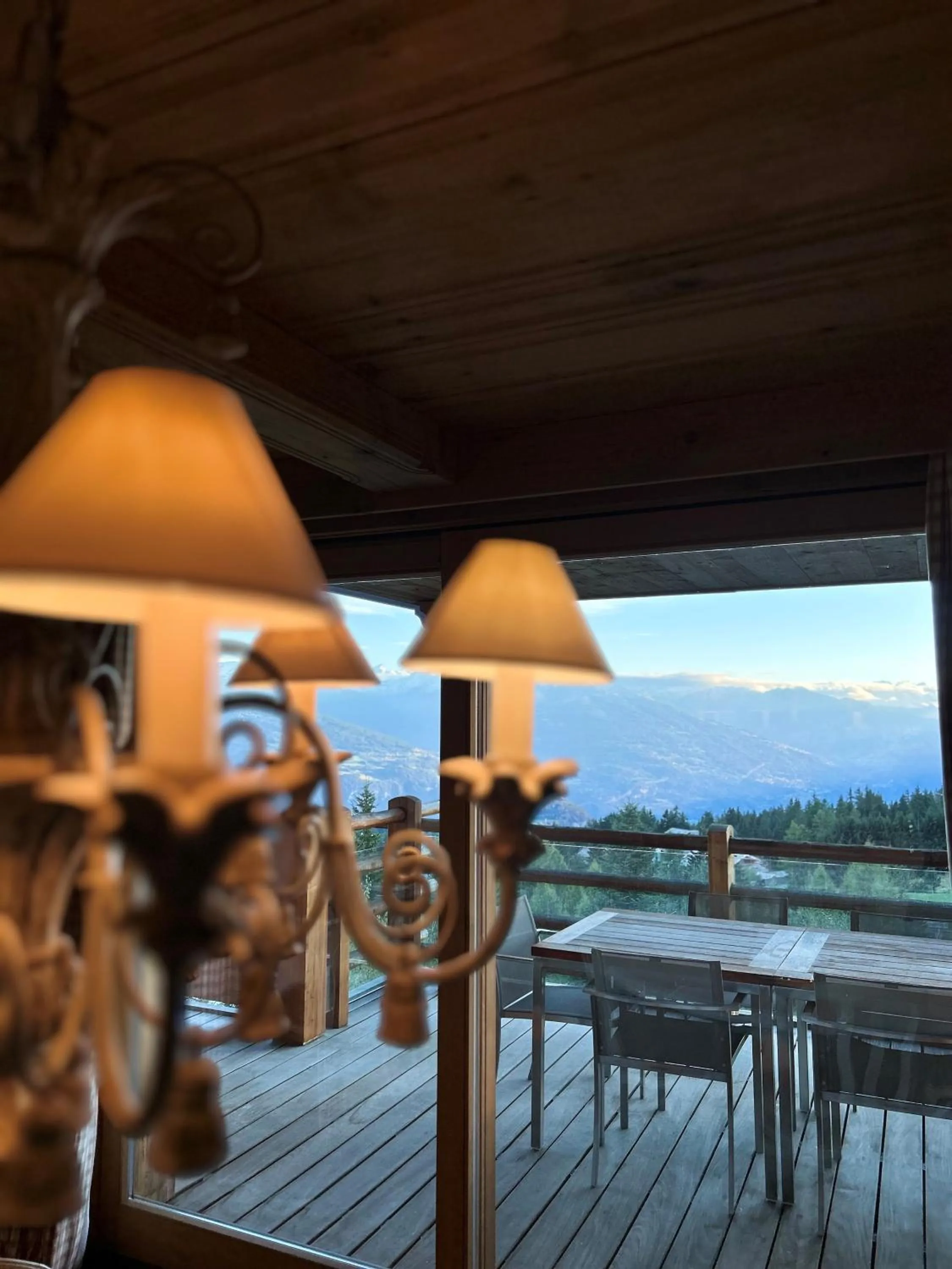 Balcony/Terrace in LeCrans