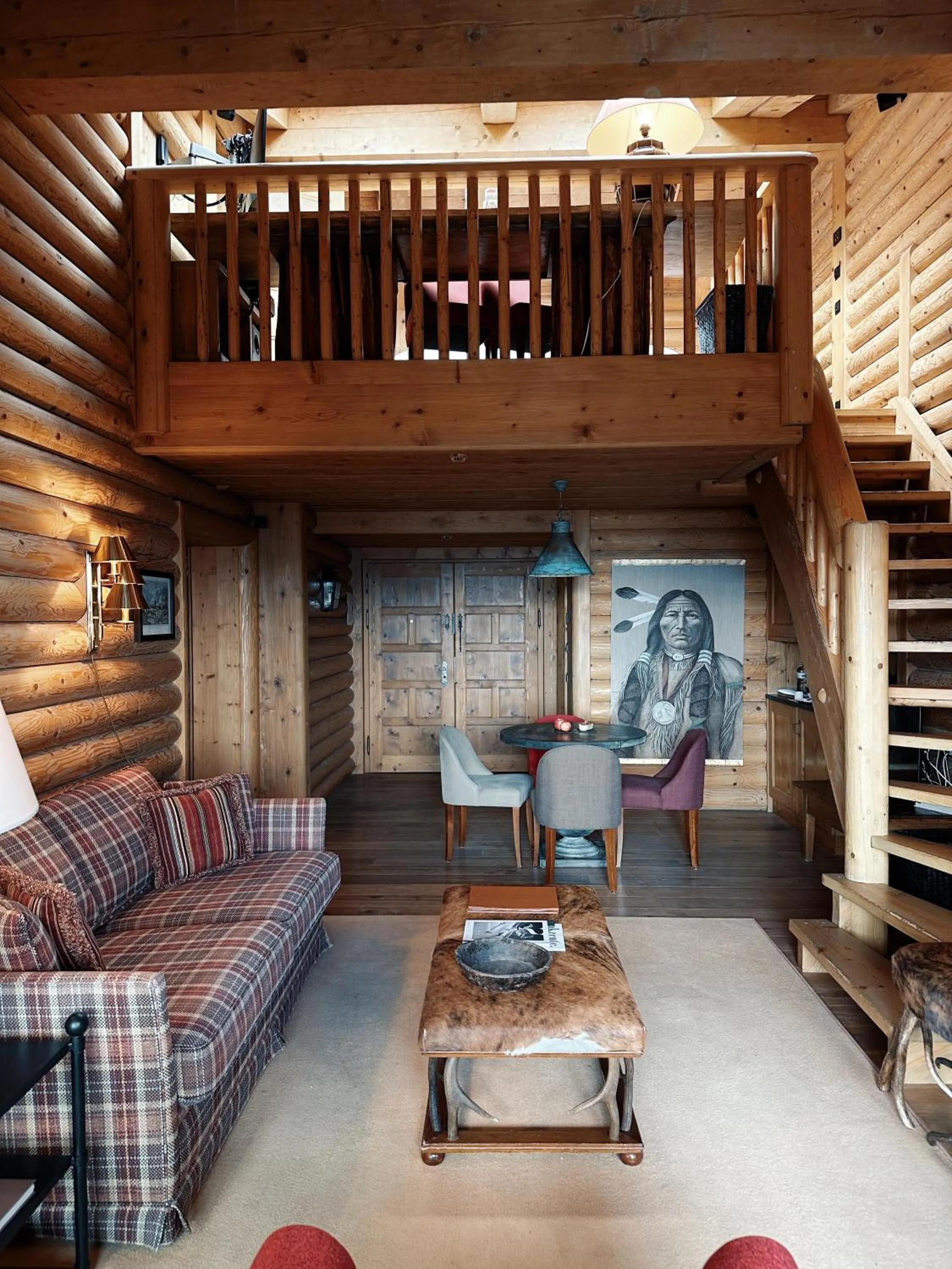 Living room in LeCrans