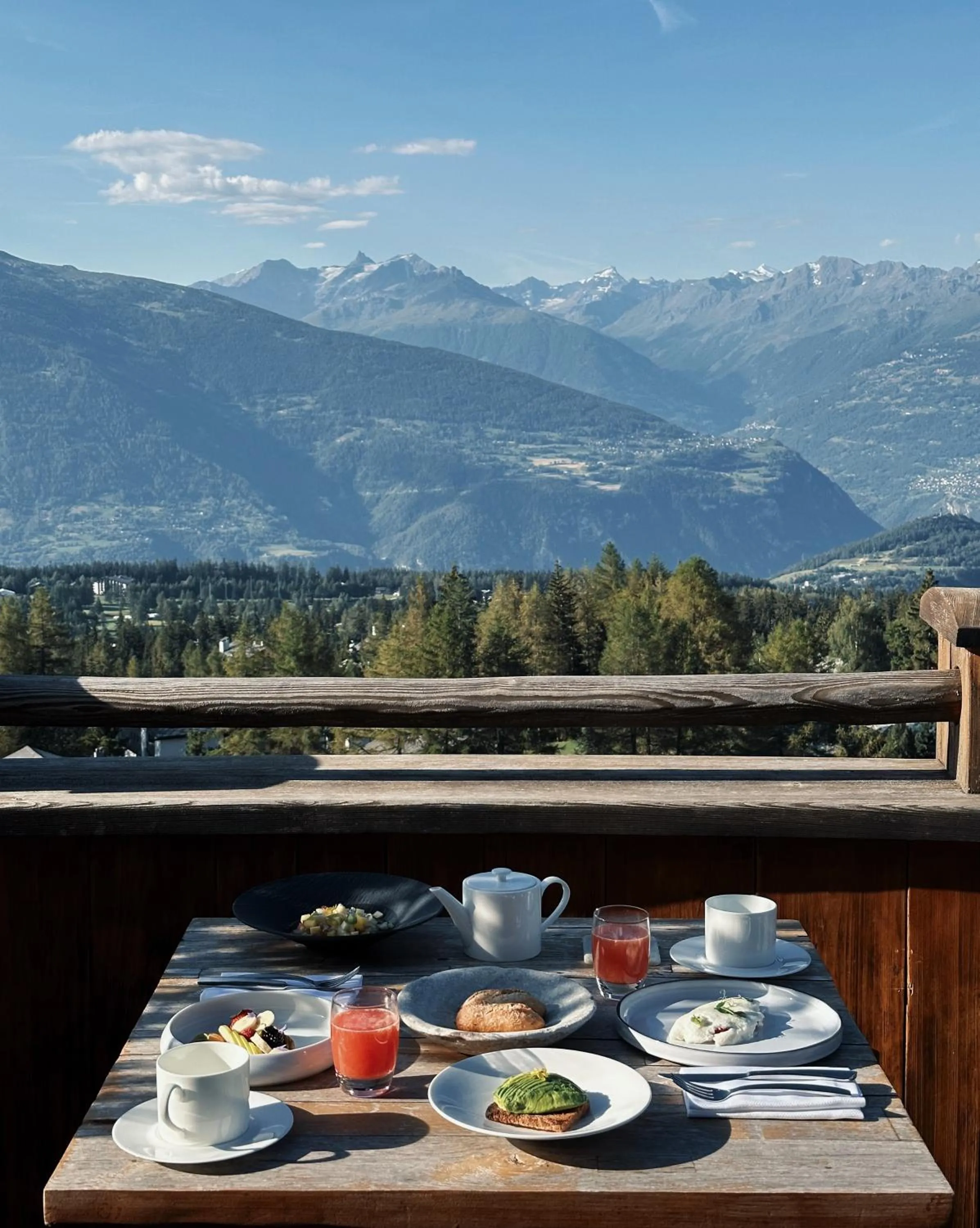 Natural landscape in LeCrans