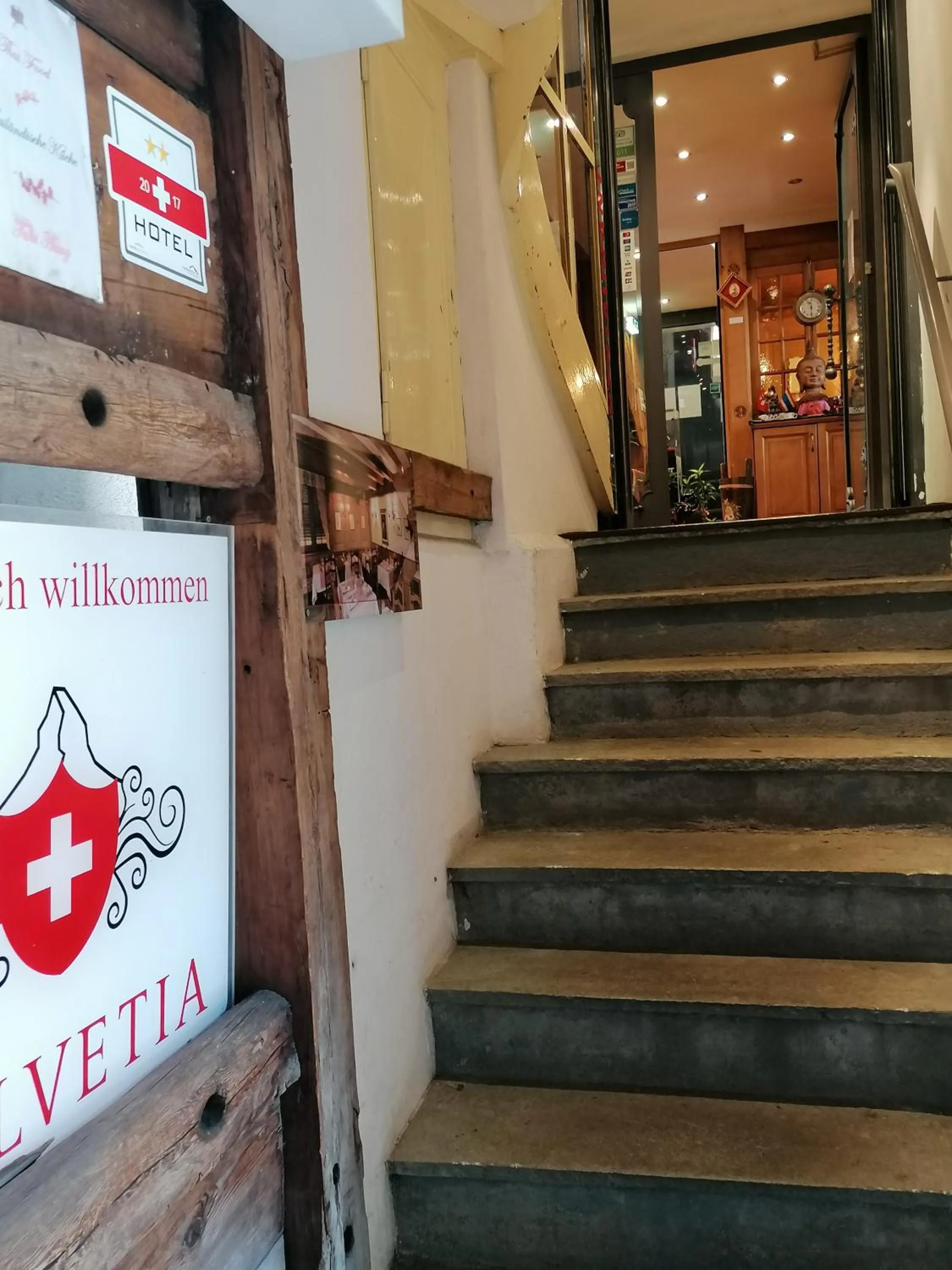 Facade/entrance in Petit Helvetia Budget Hotel