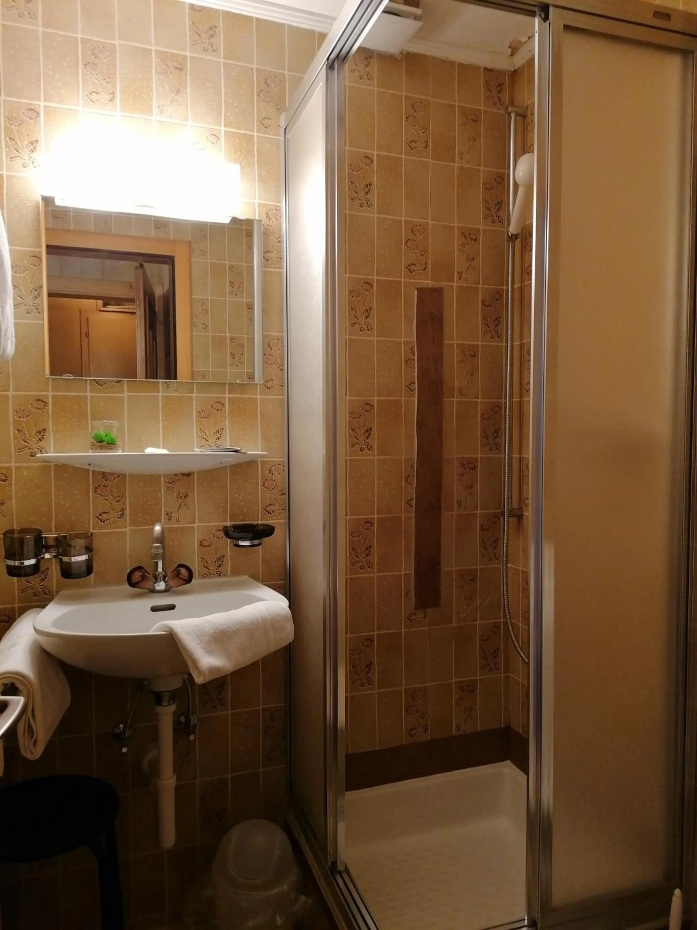 Bathroom in Petit Helvetia Budget Hotel