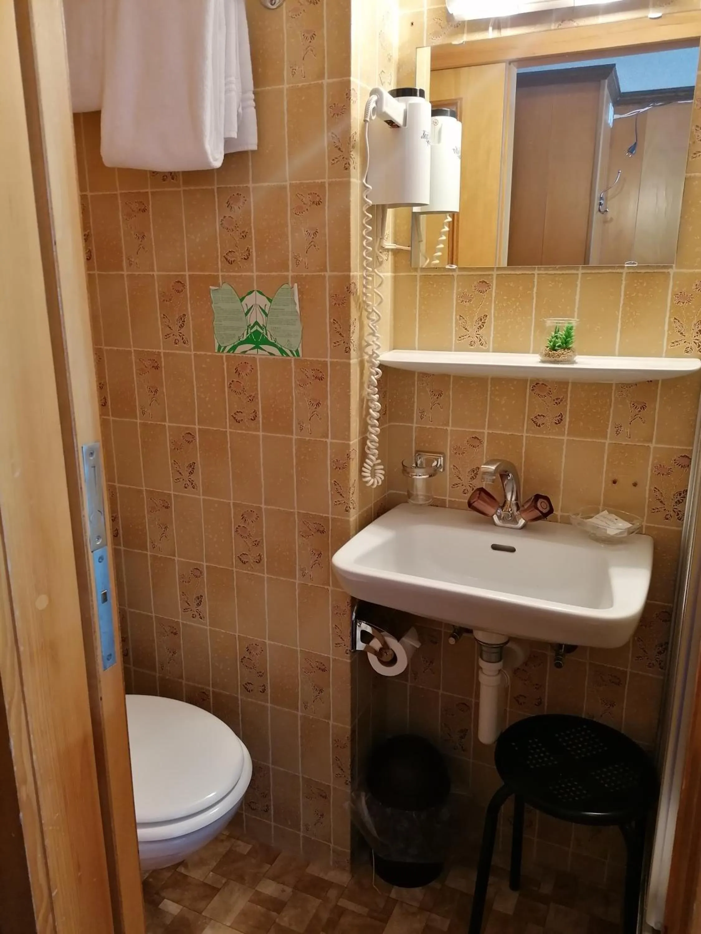 Bathroom in Petit Helvetia Budget Hotel