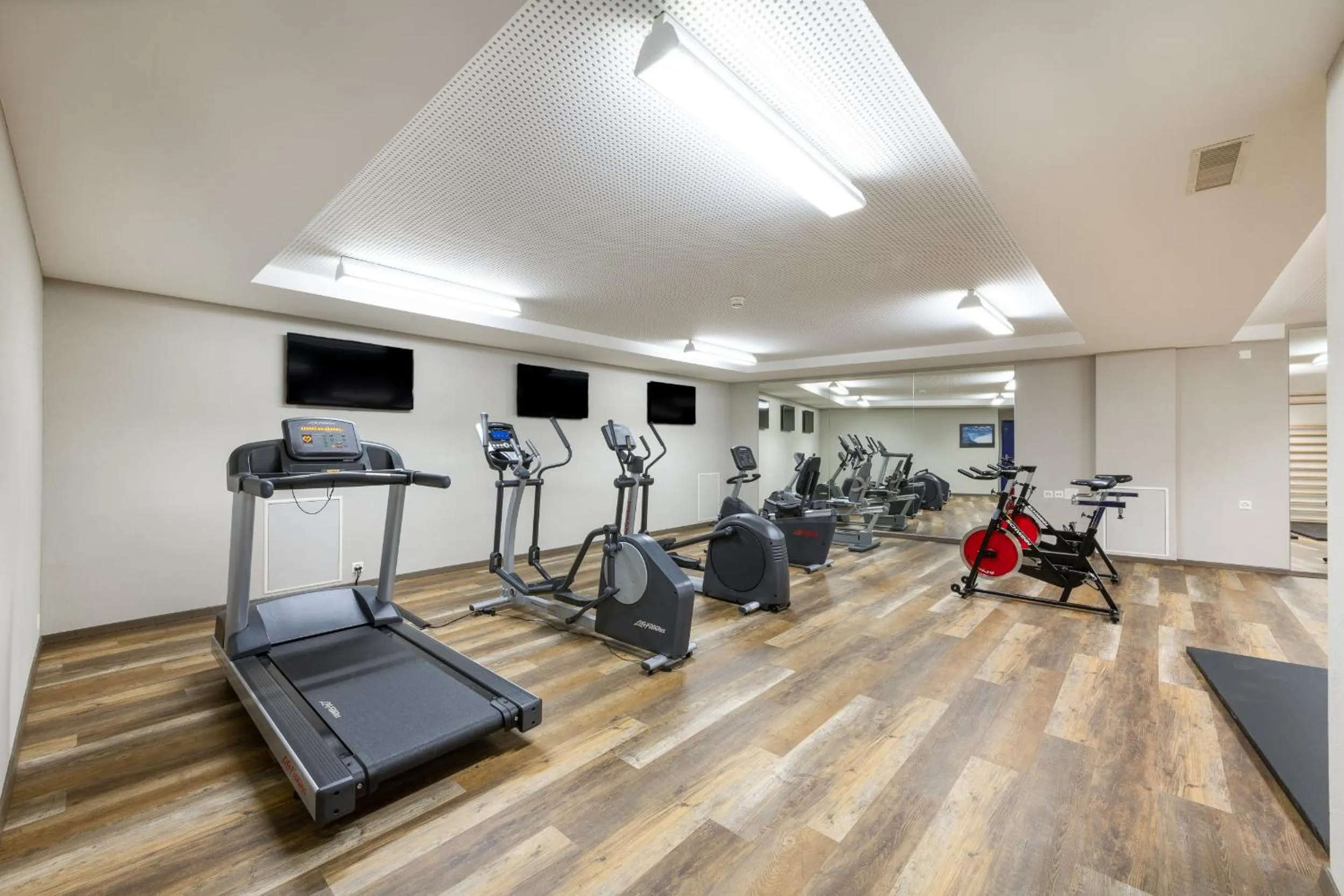 Fitness centre/facilities in Hotel Post Sils Maria