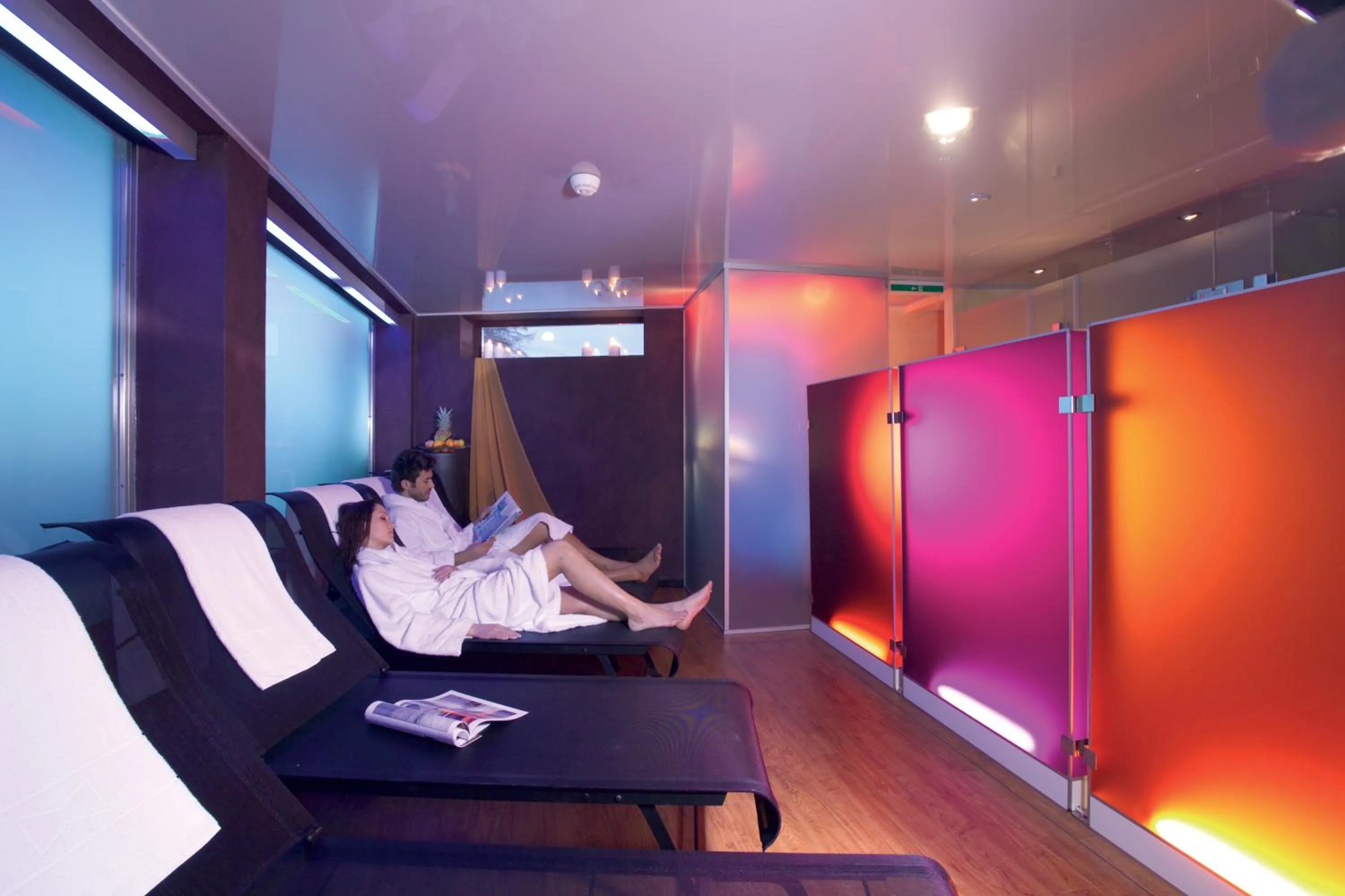 Sauna in Hotel Rovanada Wellness & BergNatur