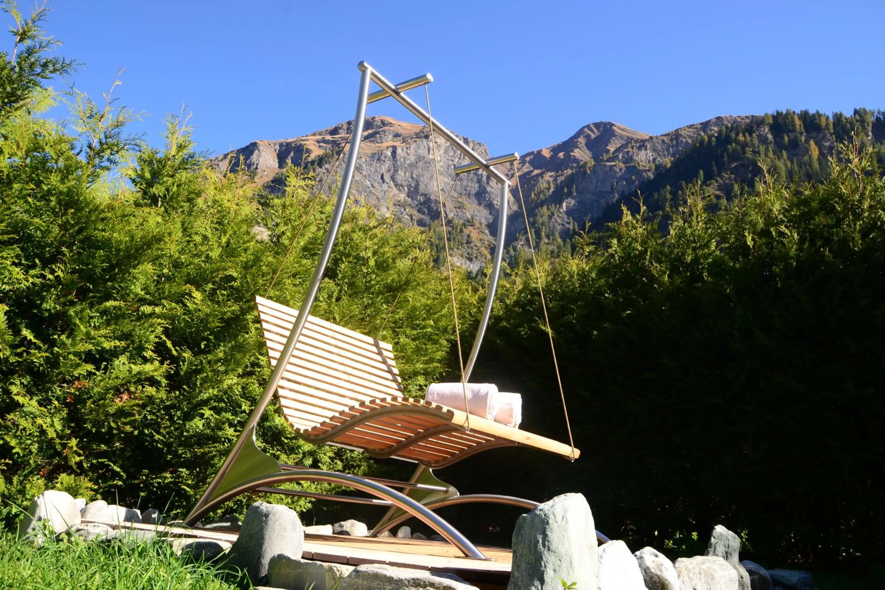 Garden in Hotel Rovanada Wellness & BergNatur