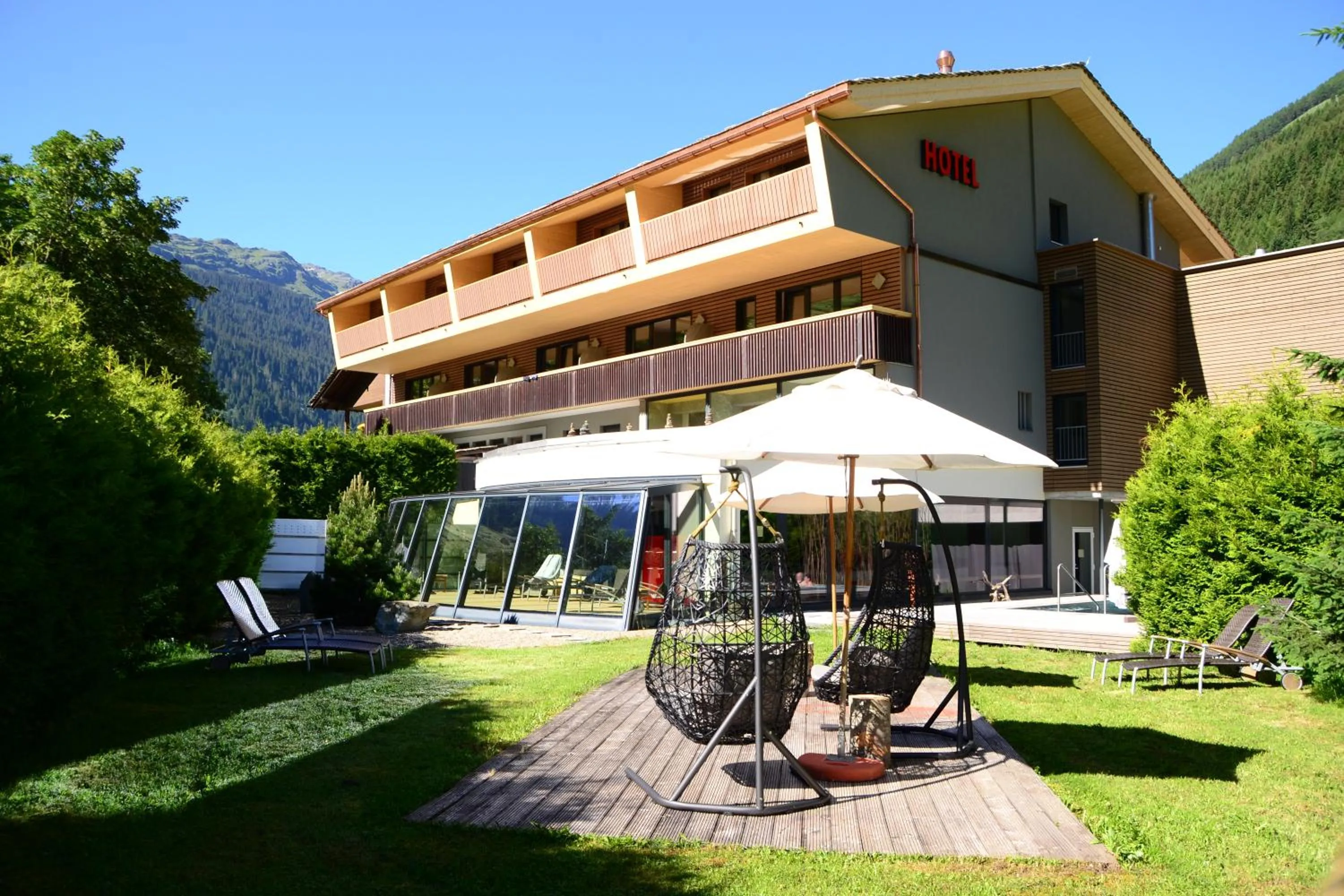 Garden in Hotel Rovanada Wellness & BergNatur