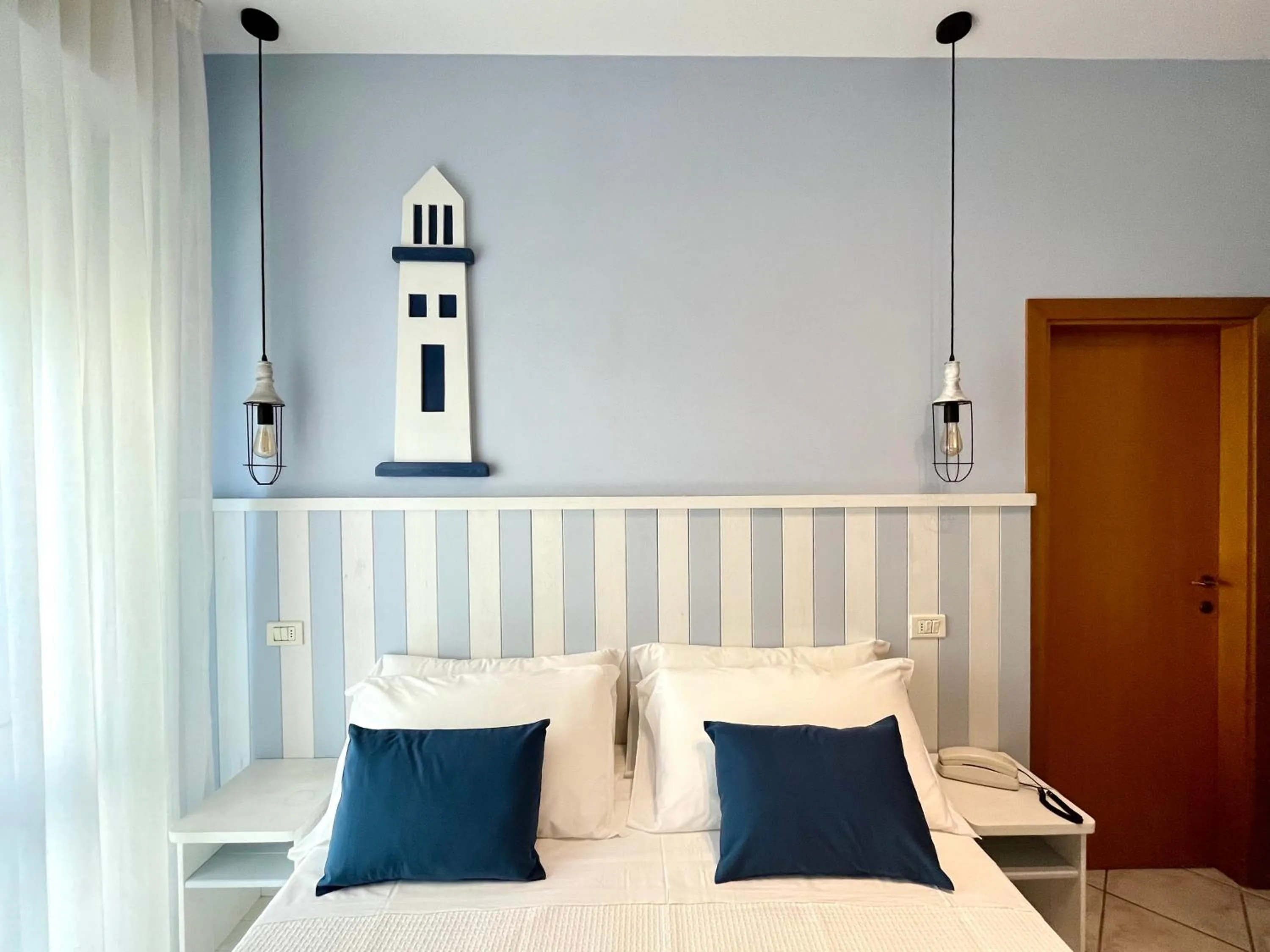 Bedroom, Bed in Hotel Acquario