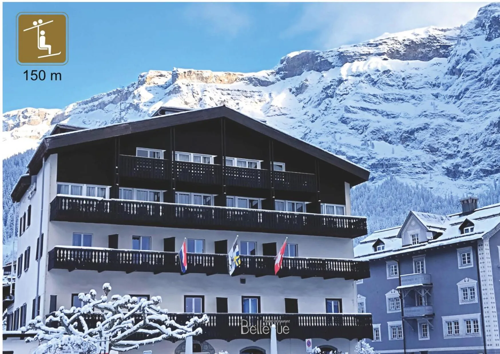 Property building in Hotel-Restaurant Bellevue