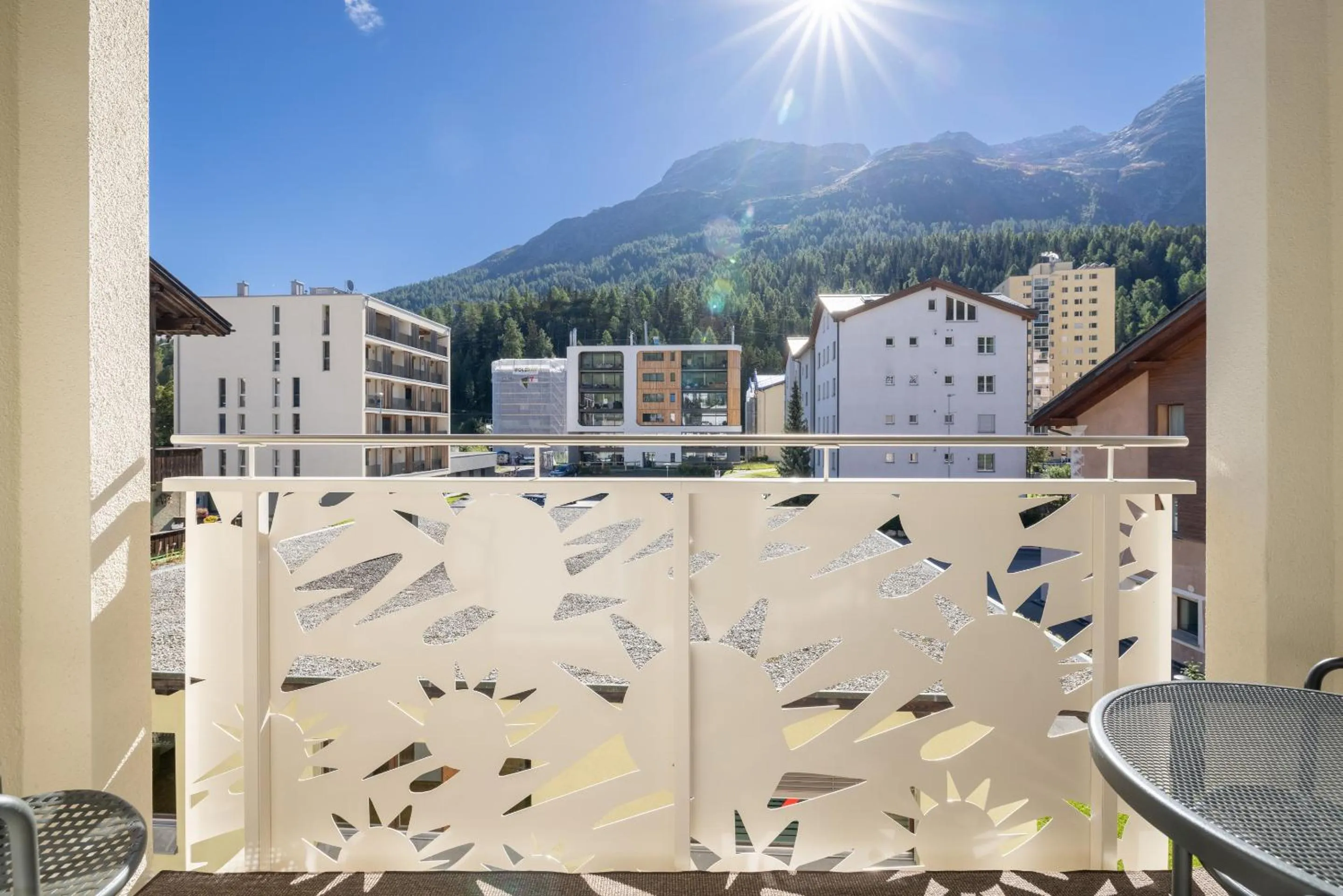 View (from property/room) in Hotel Sonne St. Moritz 3* Superior