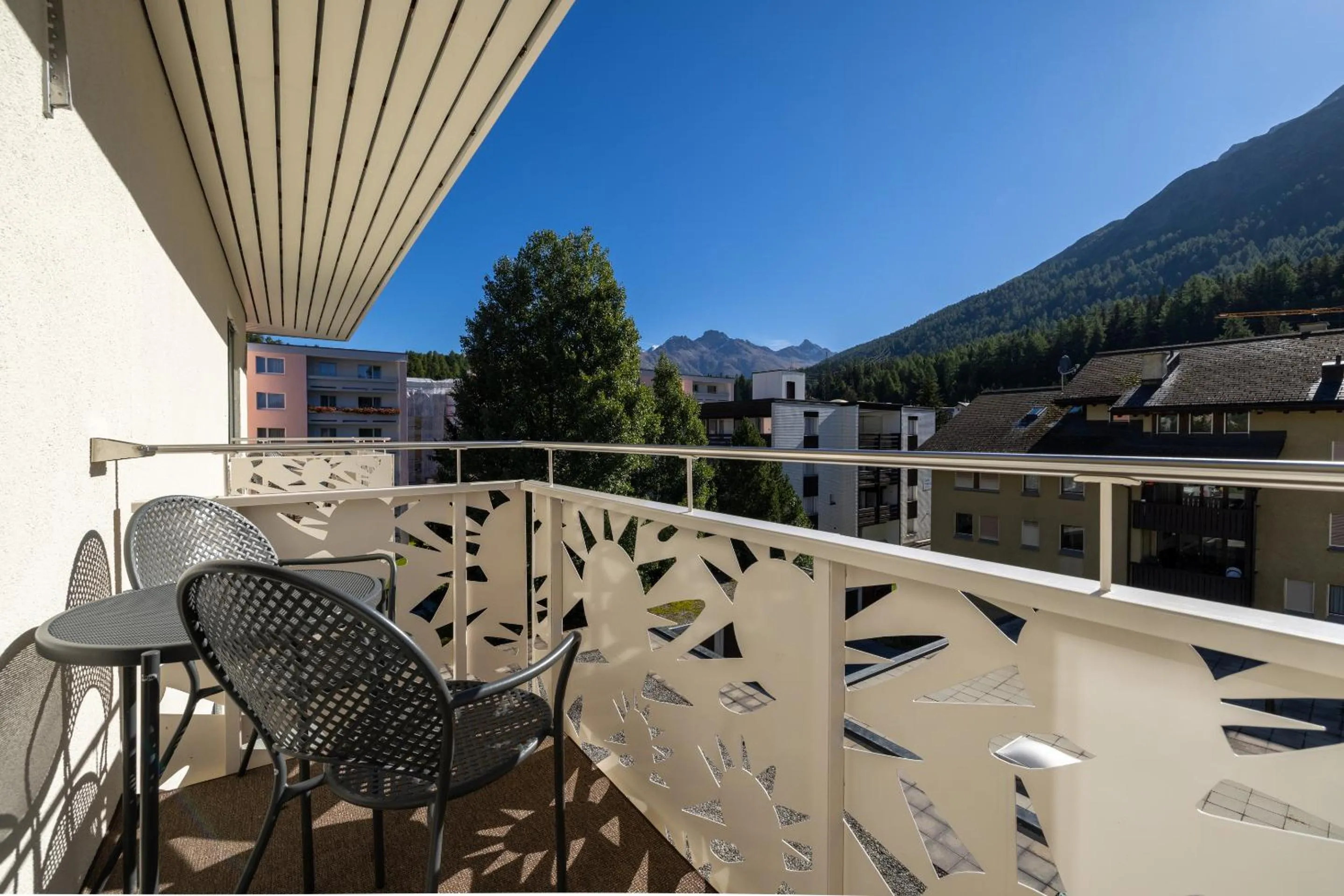View (from property/room) in Hotel Sonne St. Moritz 3* Superior