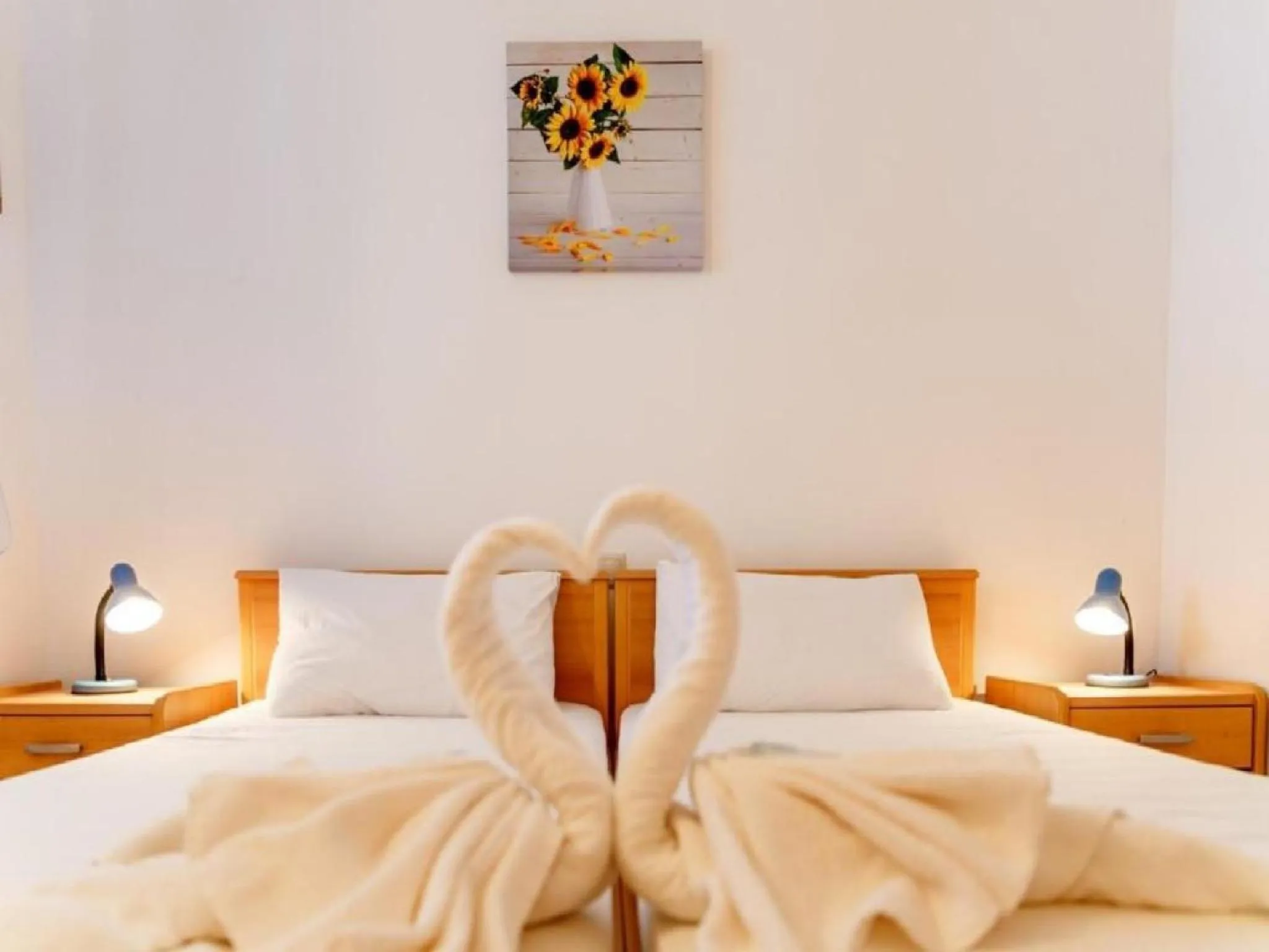 Living room, Bed in Lumbarda Resort Apartments