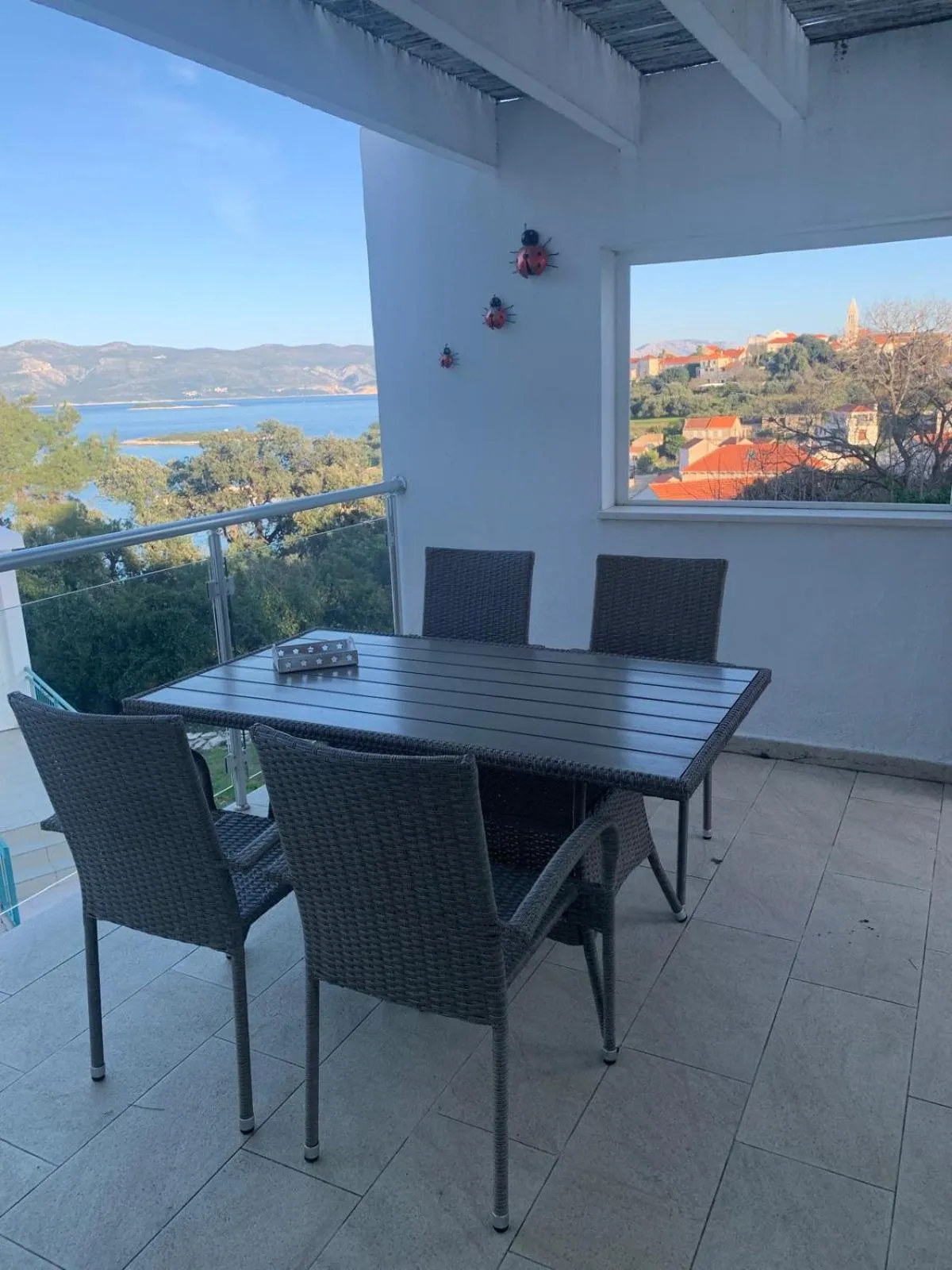 Balcony/Terrace in Lumbarda Resort Apartments