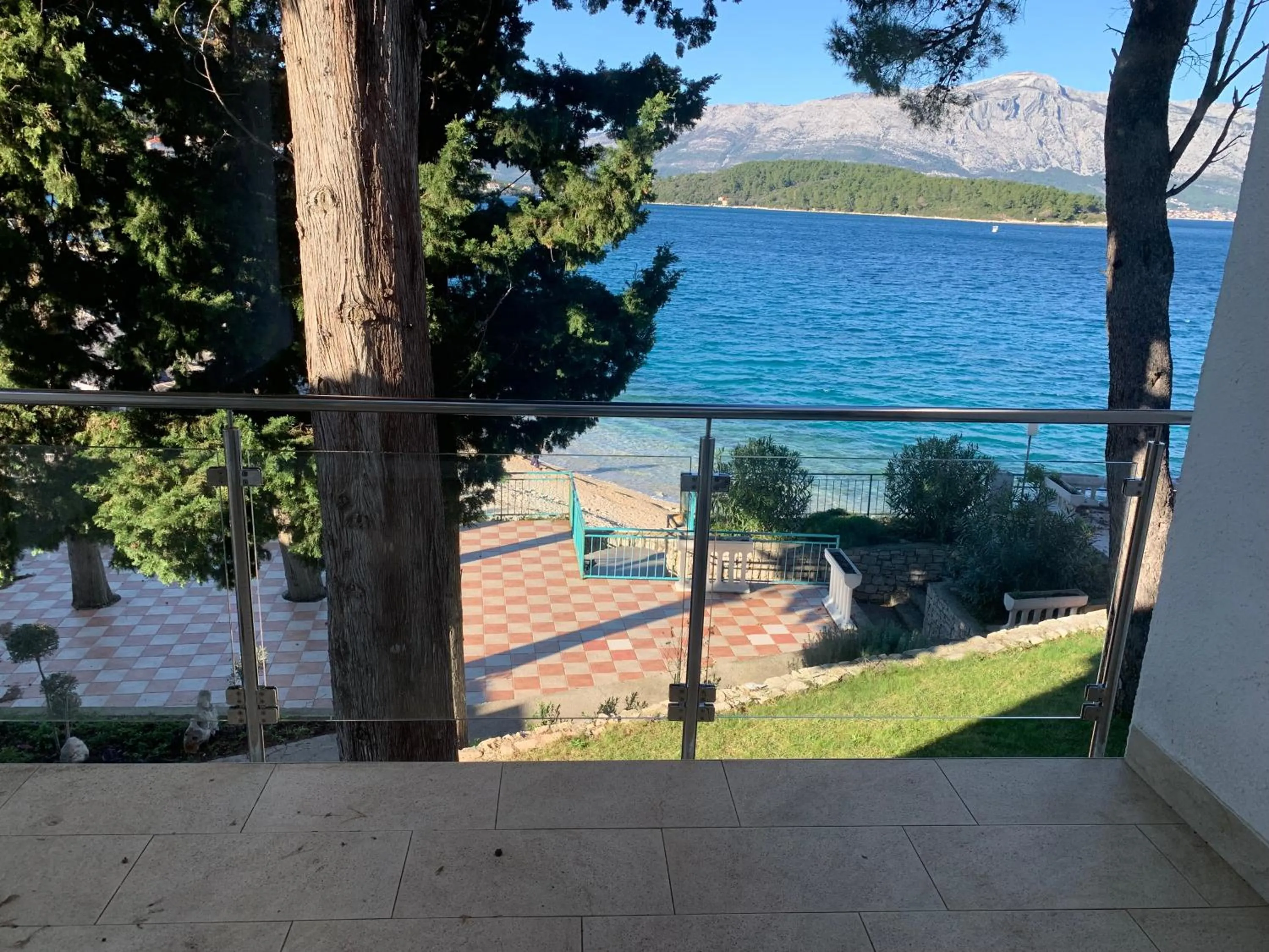 Balcony/Terrace in Lumbarda Resort Apartments