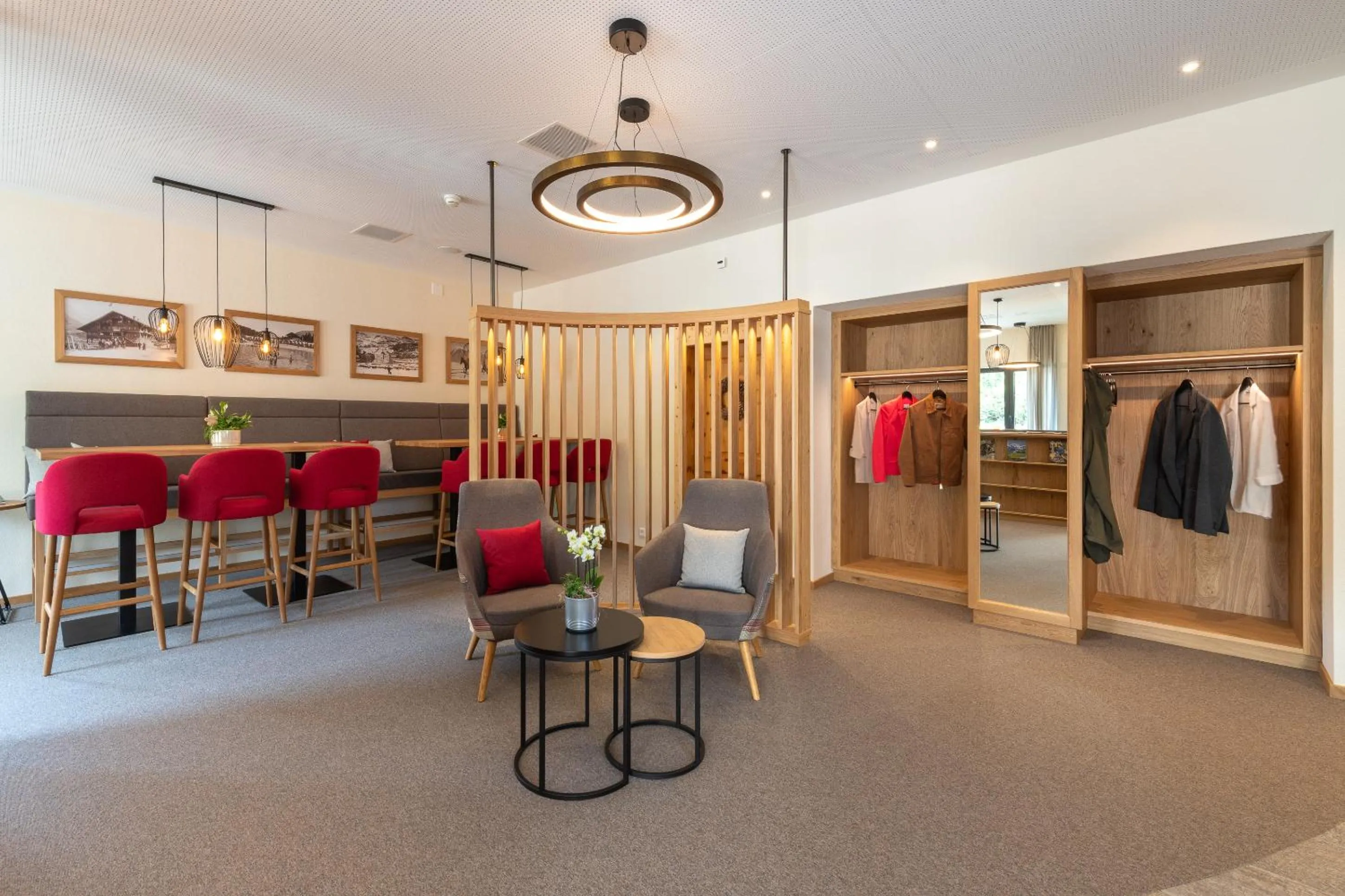 Lobby or reception in Hostel by Randolins