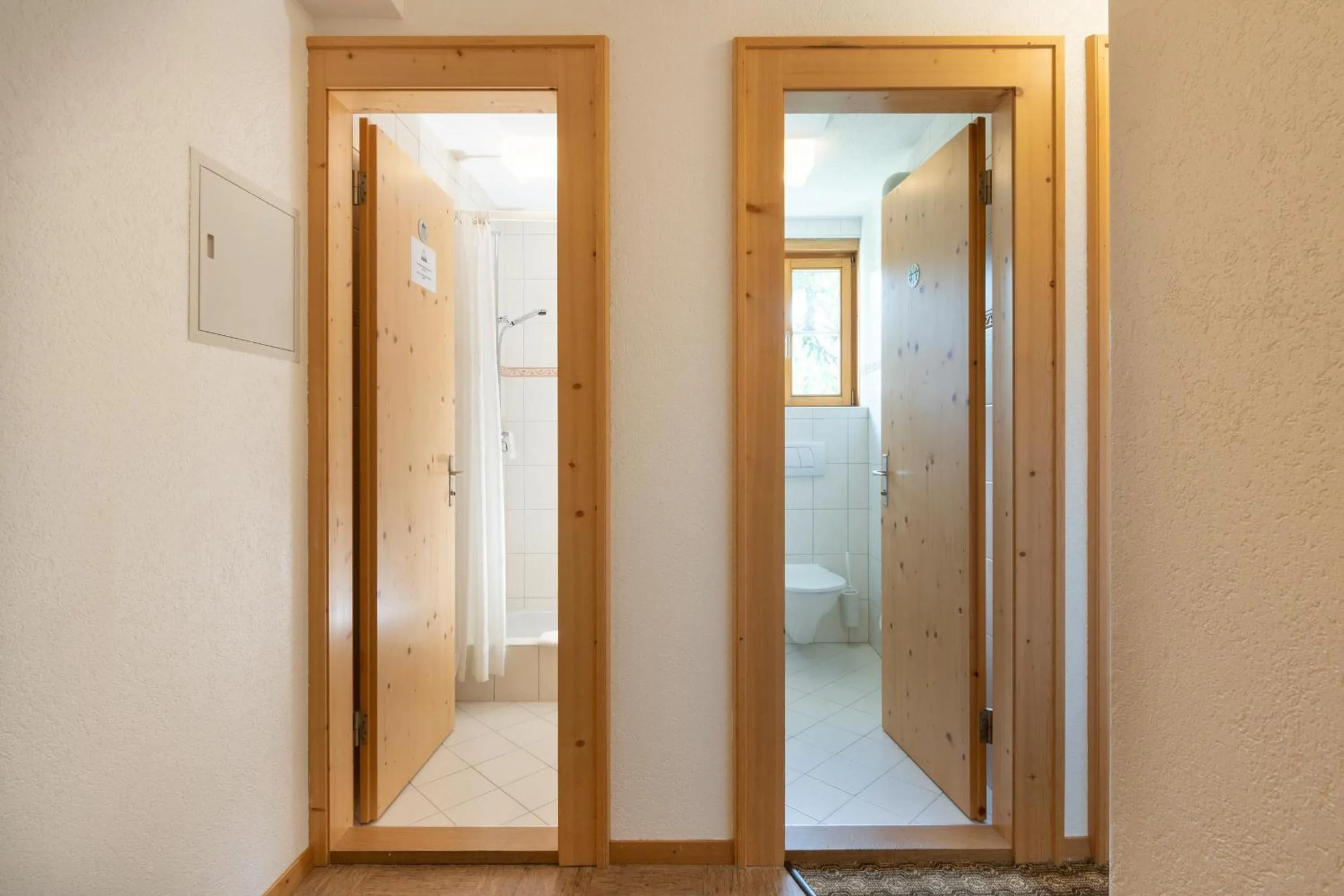 Shower in Hostel by Randolins