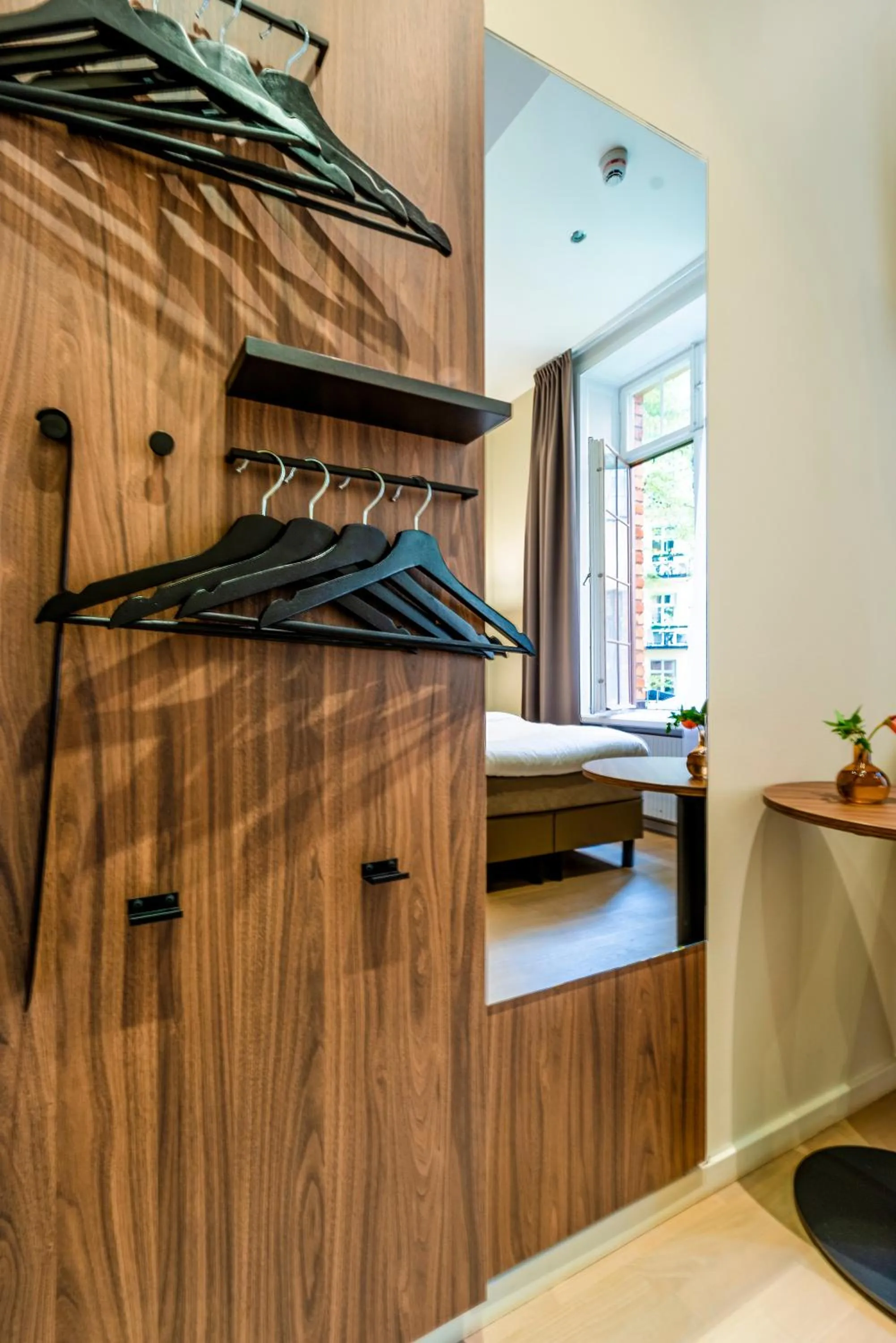 wardrobe, Bed in Best Western Hotel Karlaplan