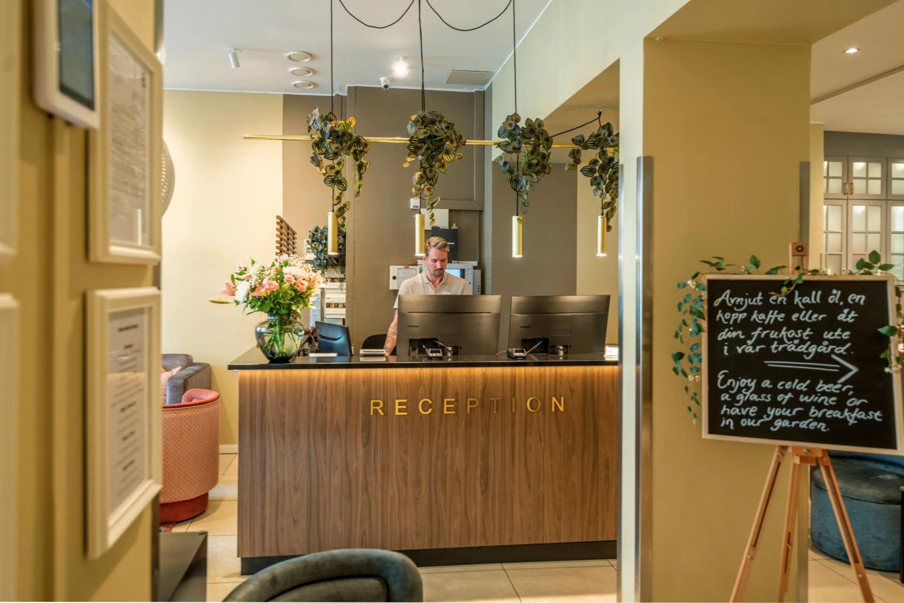 Lobby or reception in Best Western Hotel Karlaplan