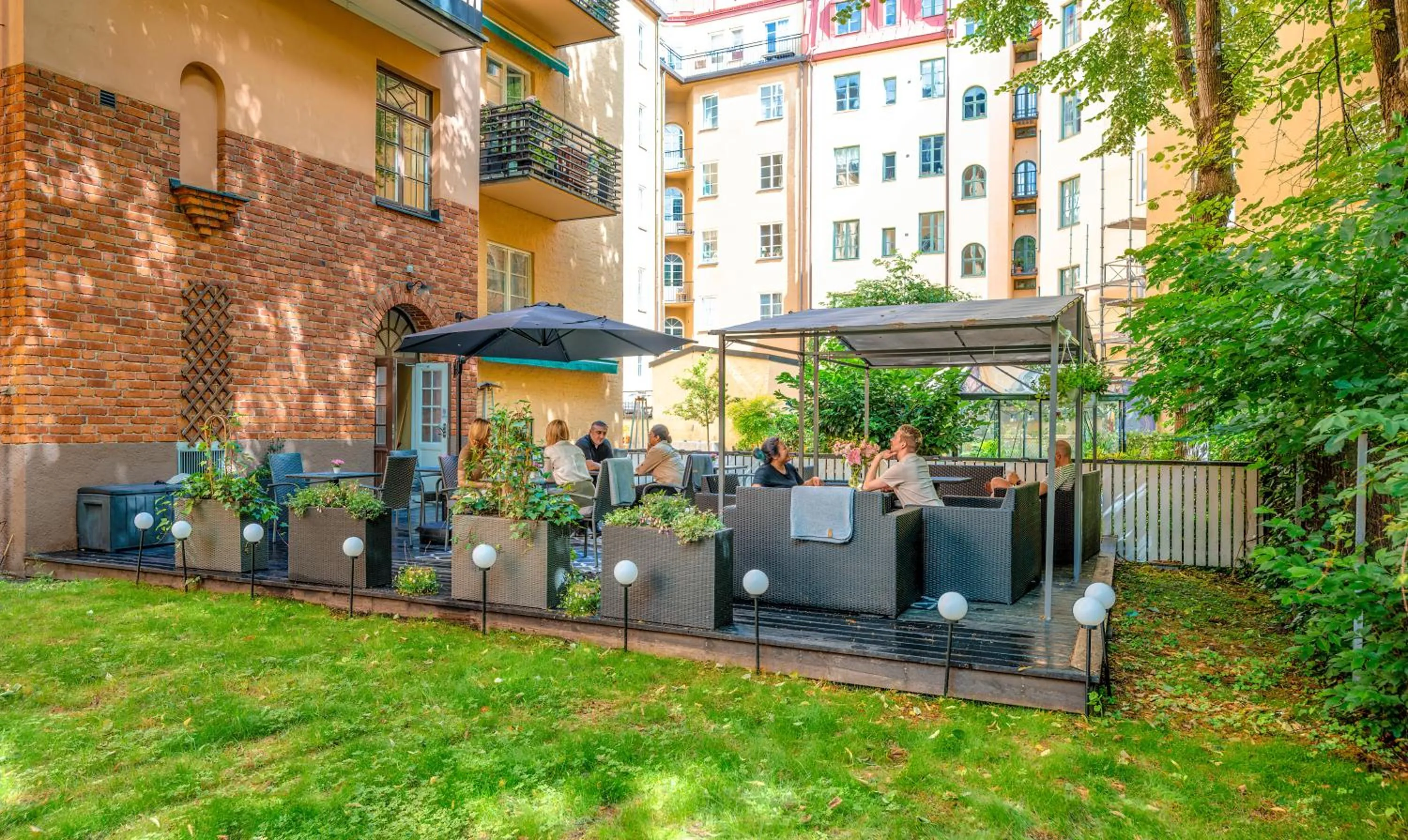 Garden in Best Western Hotel Karlaplan