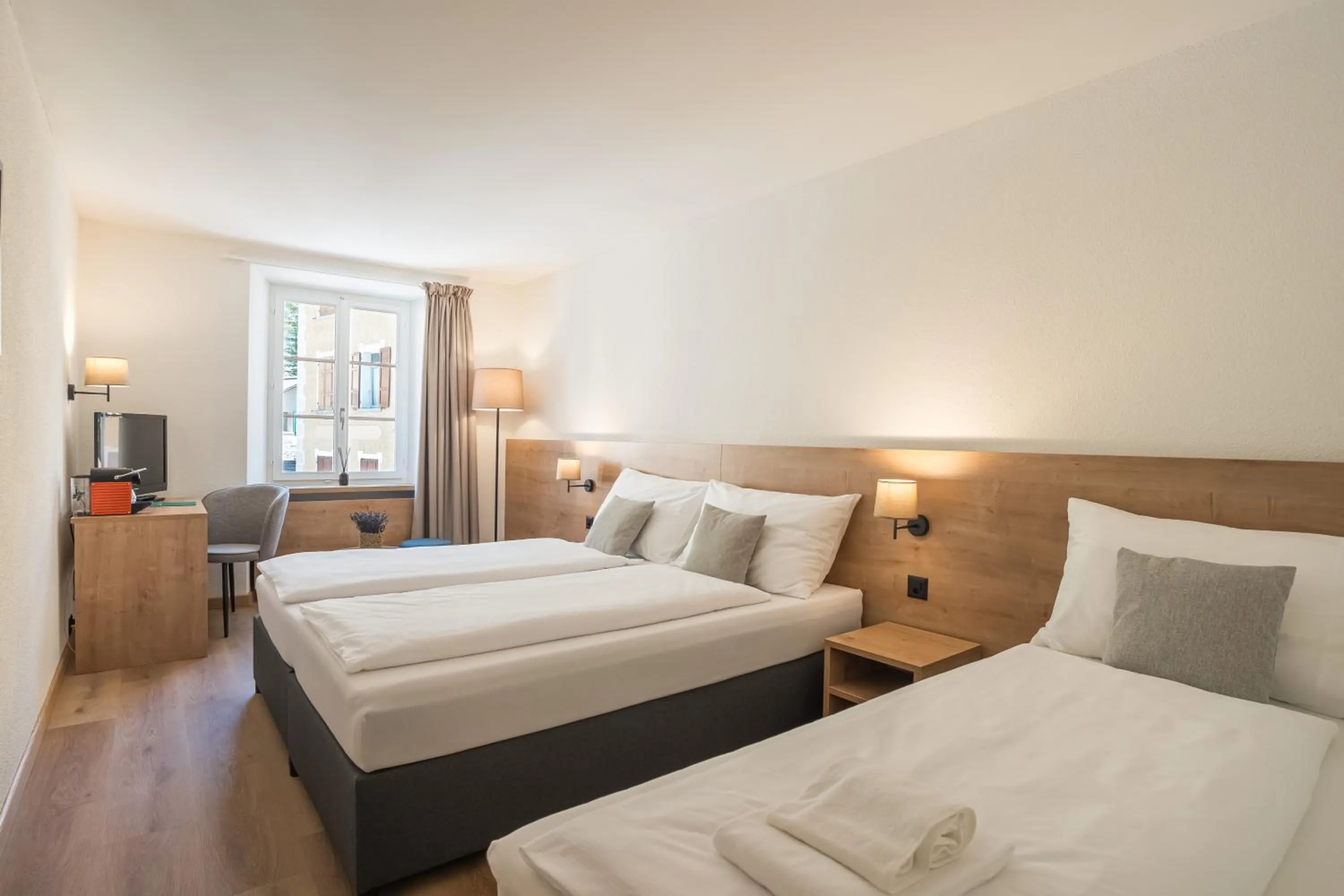 Bed in Hotel Brocco & Posta