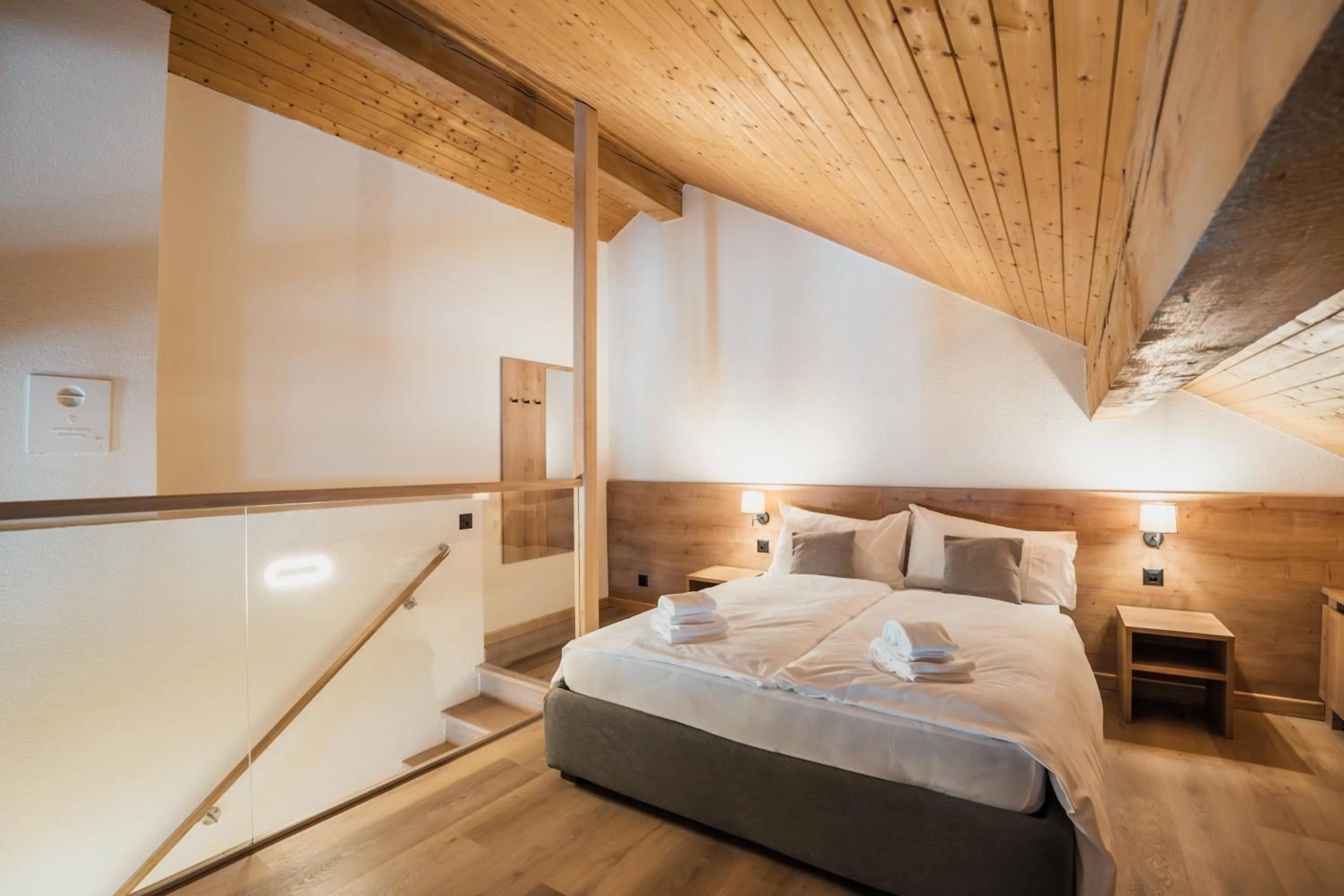 Bed in Hotel Brocco & Posta