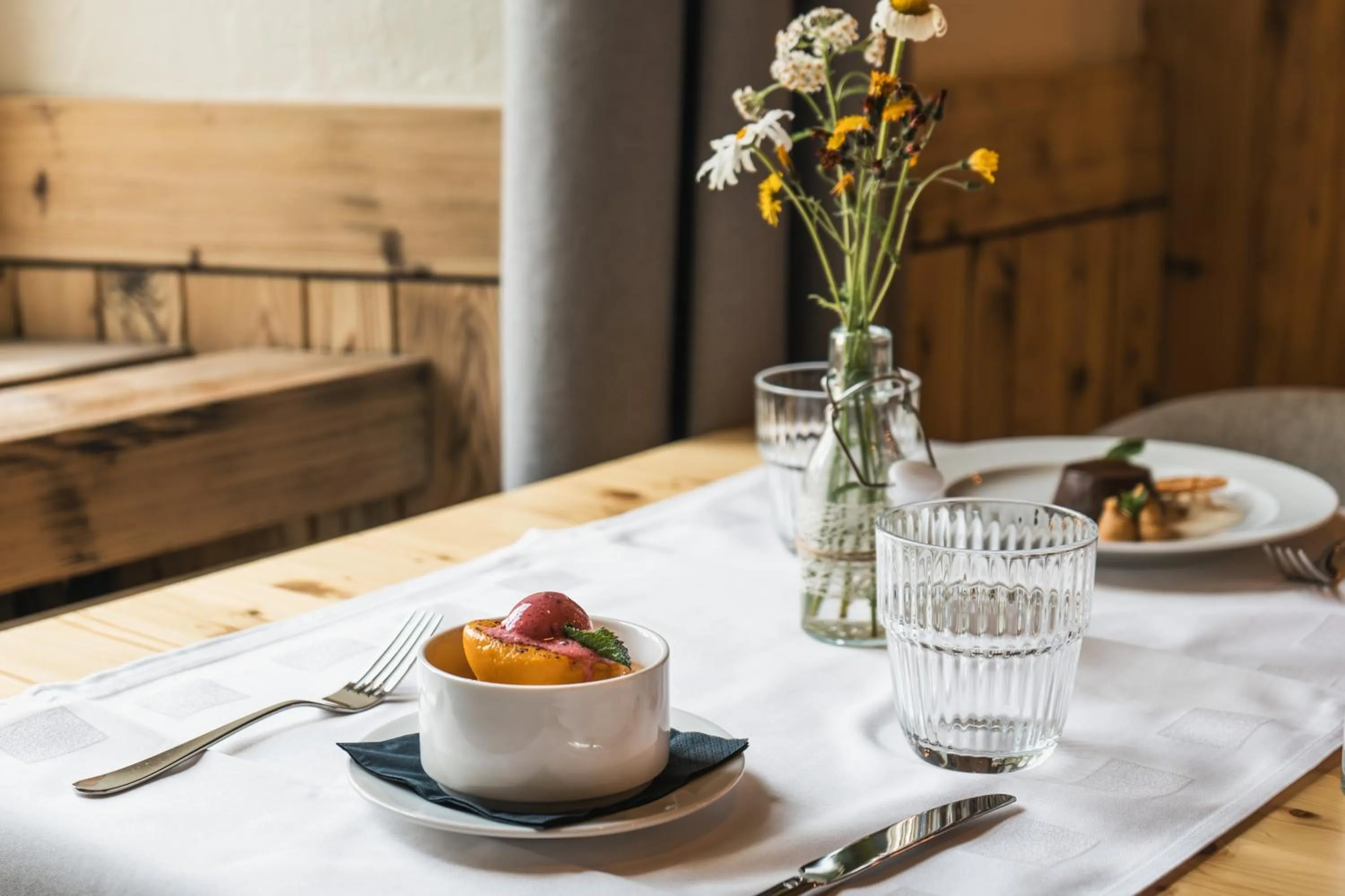 Restaurant/places to eat in Hotel Brocco & Posta