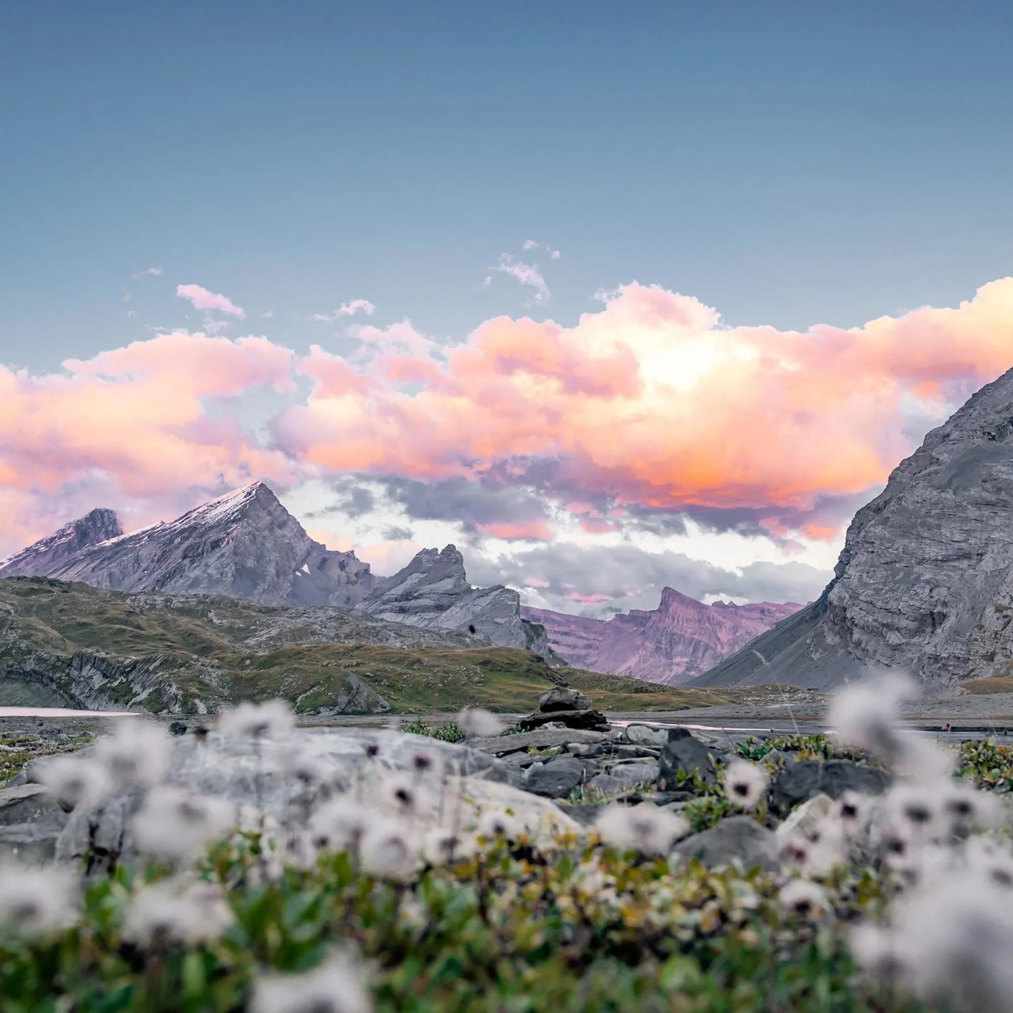 Natural landscape in Résidence Les Sources des Alpes