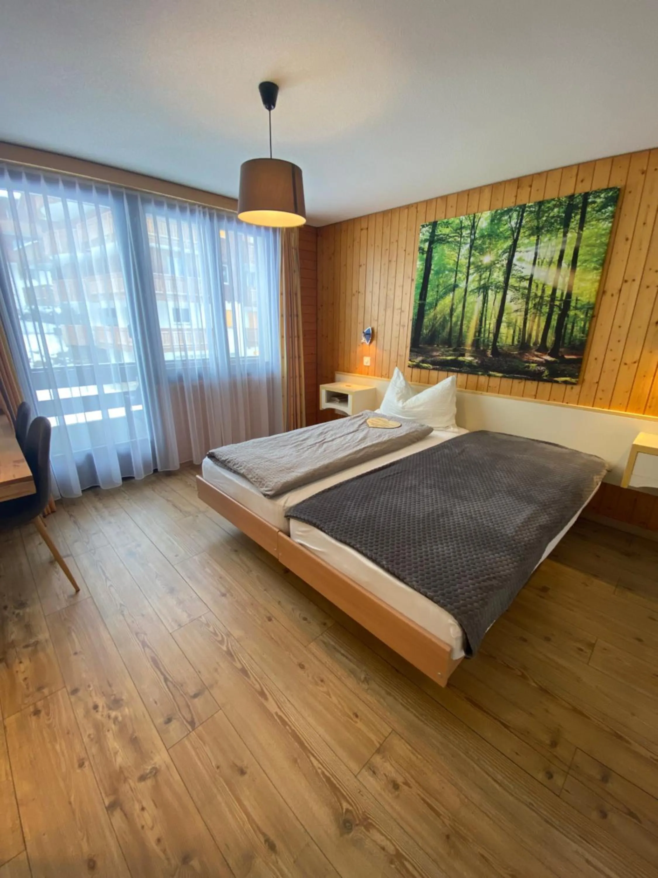 Bed in Hotel Garni Jägerhof